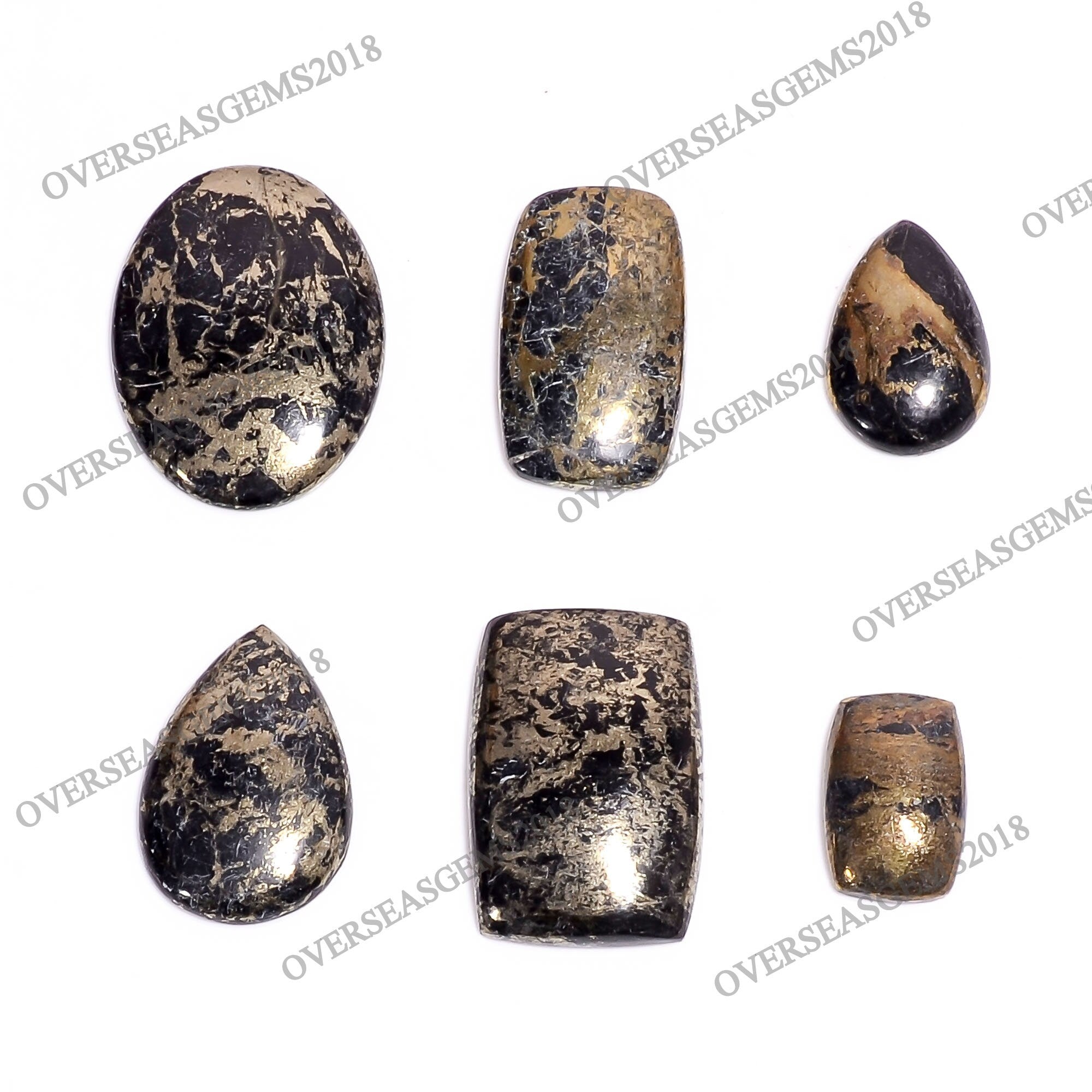 Natural Apache Gold Cabochon: Bulk Gemstone for Jewelry Making - image 3