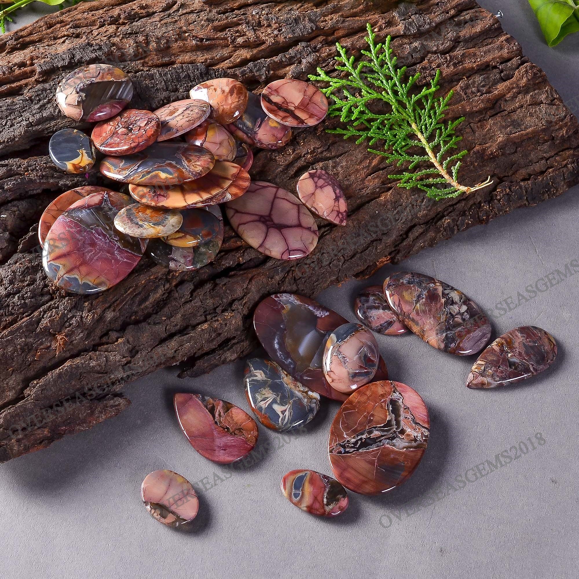Natural Butterfly Jasper Wholesale Gemstone Bulk Designer Crystal Mix Shape. - image 5