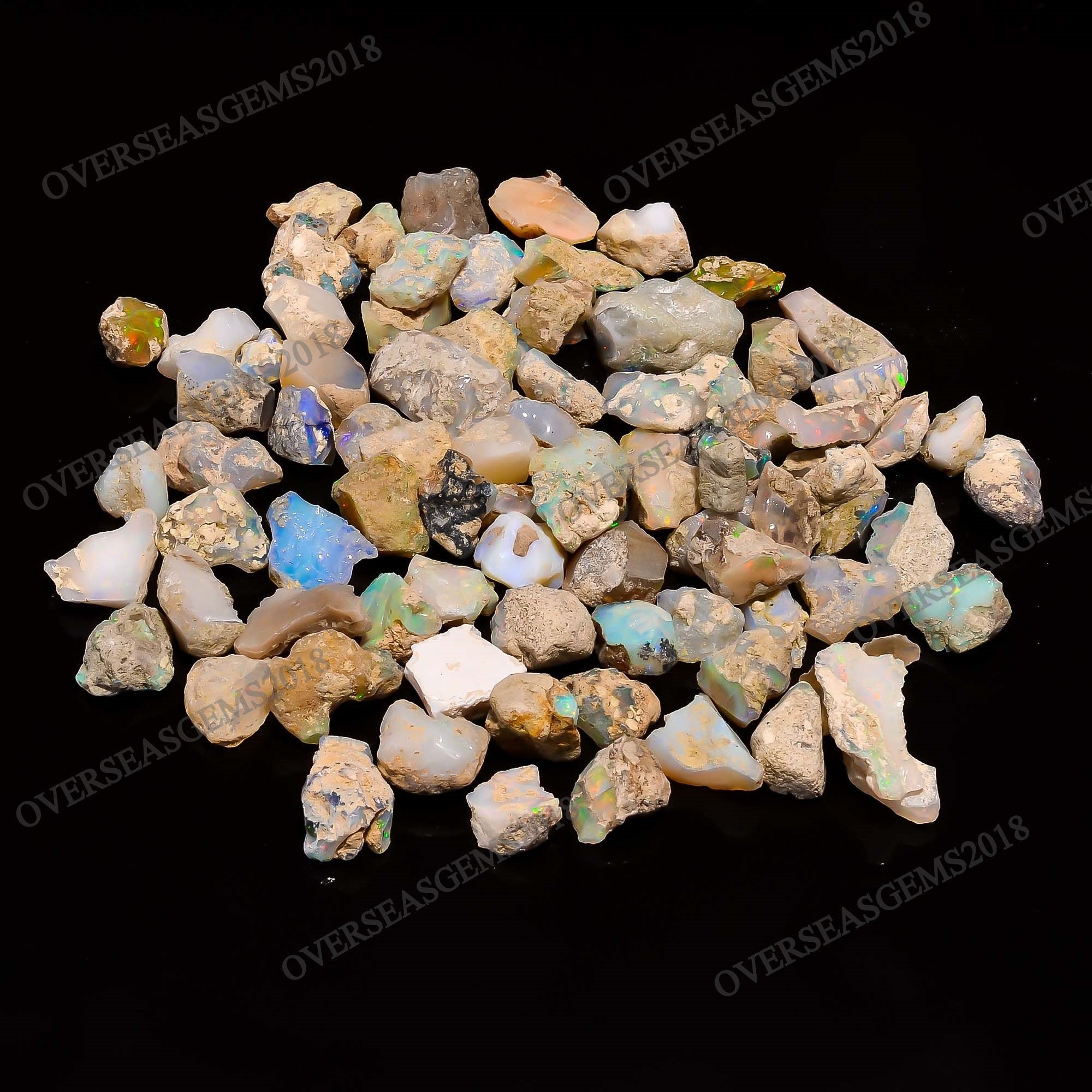 Natural Ethiopian Welo Fire Opal Rough, October Birthstone, 30 Carats - image 4