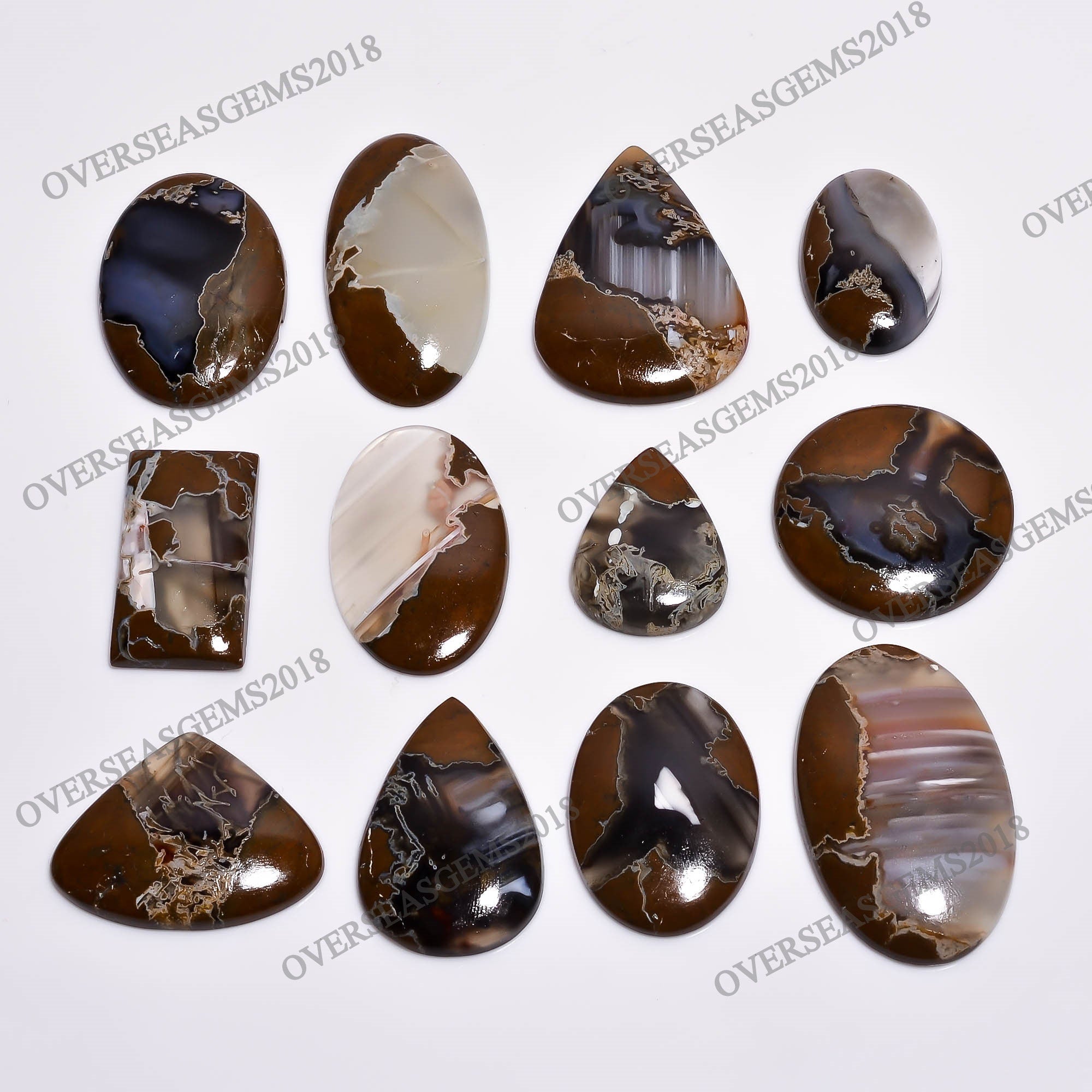 AAA Priday Ranch Cabochon Lot: Loose Gemstone Mix, Jewelry Making - image 4