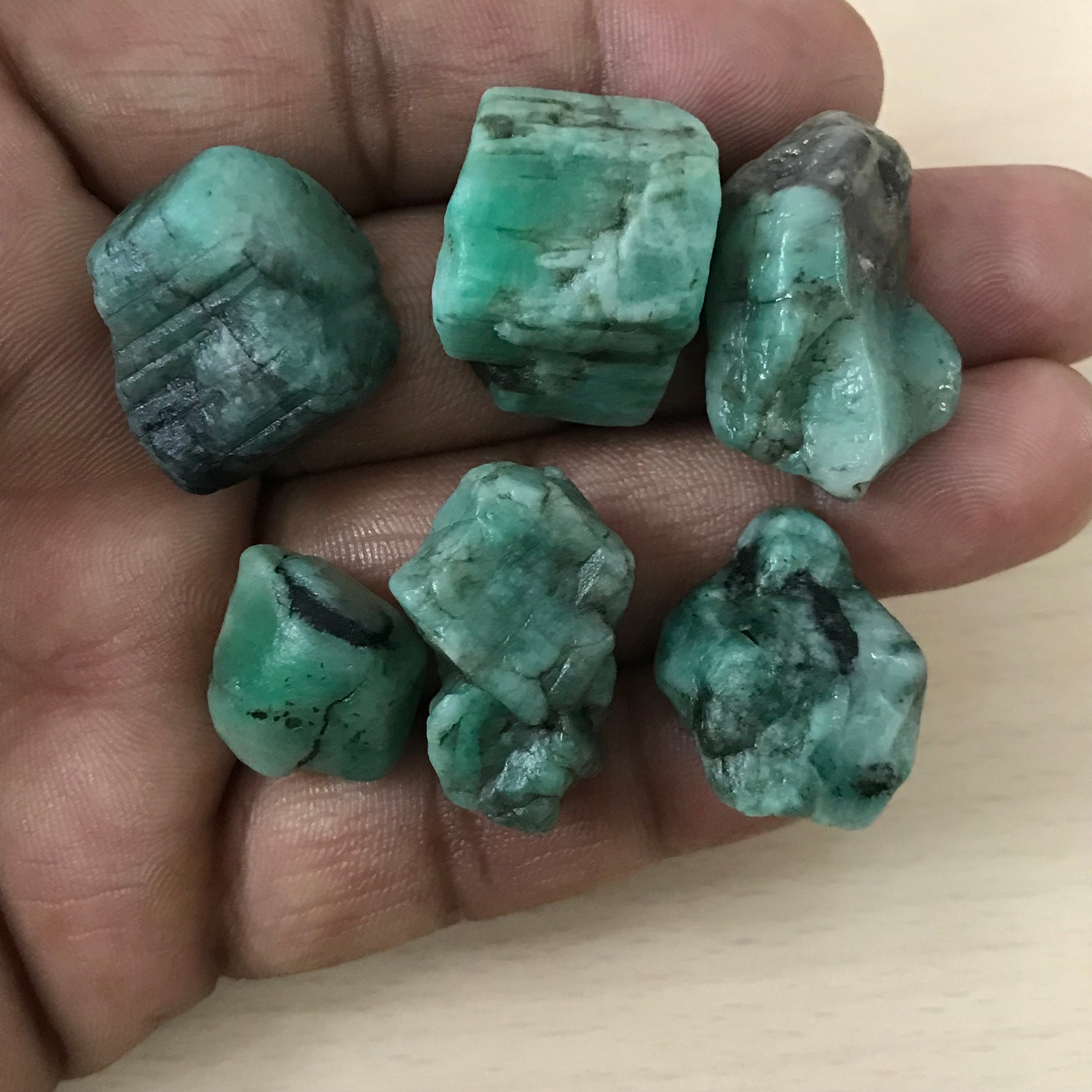 Emerald Raw Gemstone, Natural Emerald Rough For Jewelry Making, May Birthstone. - image 6