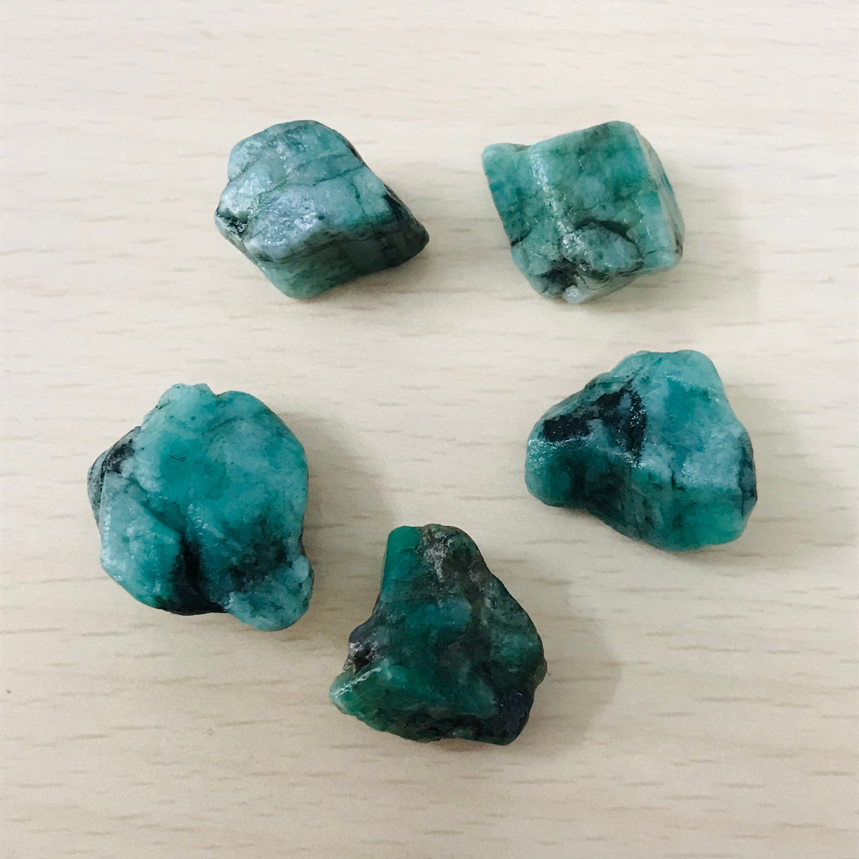Emerald Raw Gemstone, Natural Emerald Rough For Jewelry Making, May Birthstone. - image 4