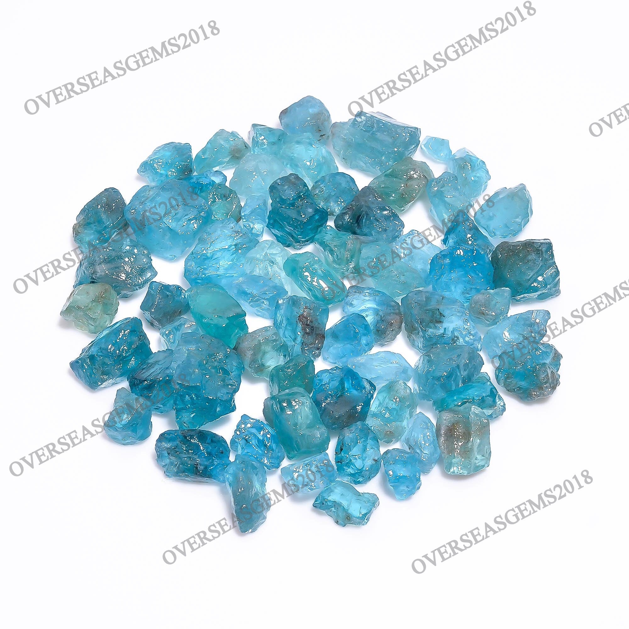 Blue Apatite Iolite Stone (Approx 10 mm To 20 mm size)