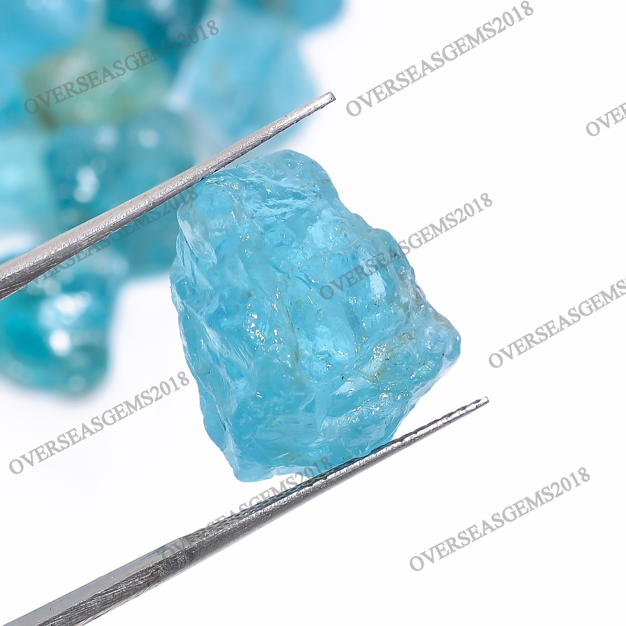 AAA Natural Blue Apatite Iolite Gemstone 