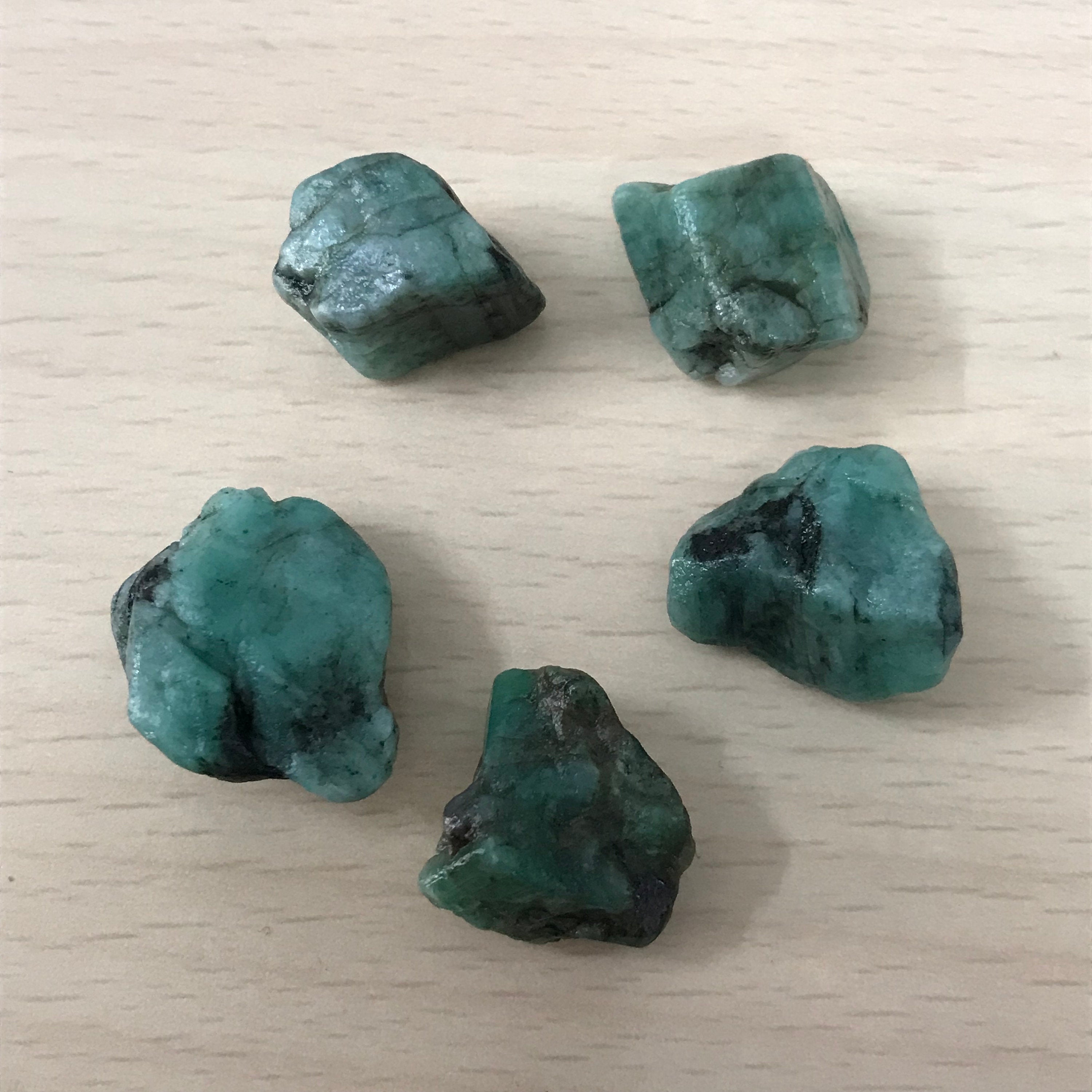 Emerald Raw Gemstone, Natural Emerald Rough For Jewelry Making, May Birthstone. - image 5