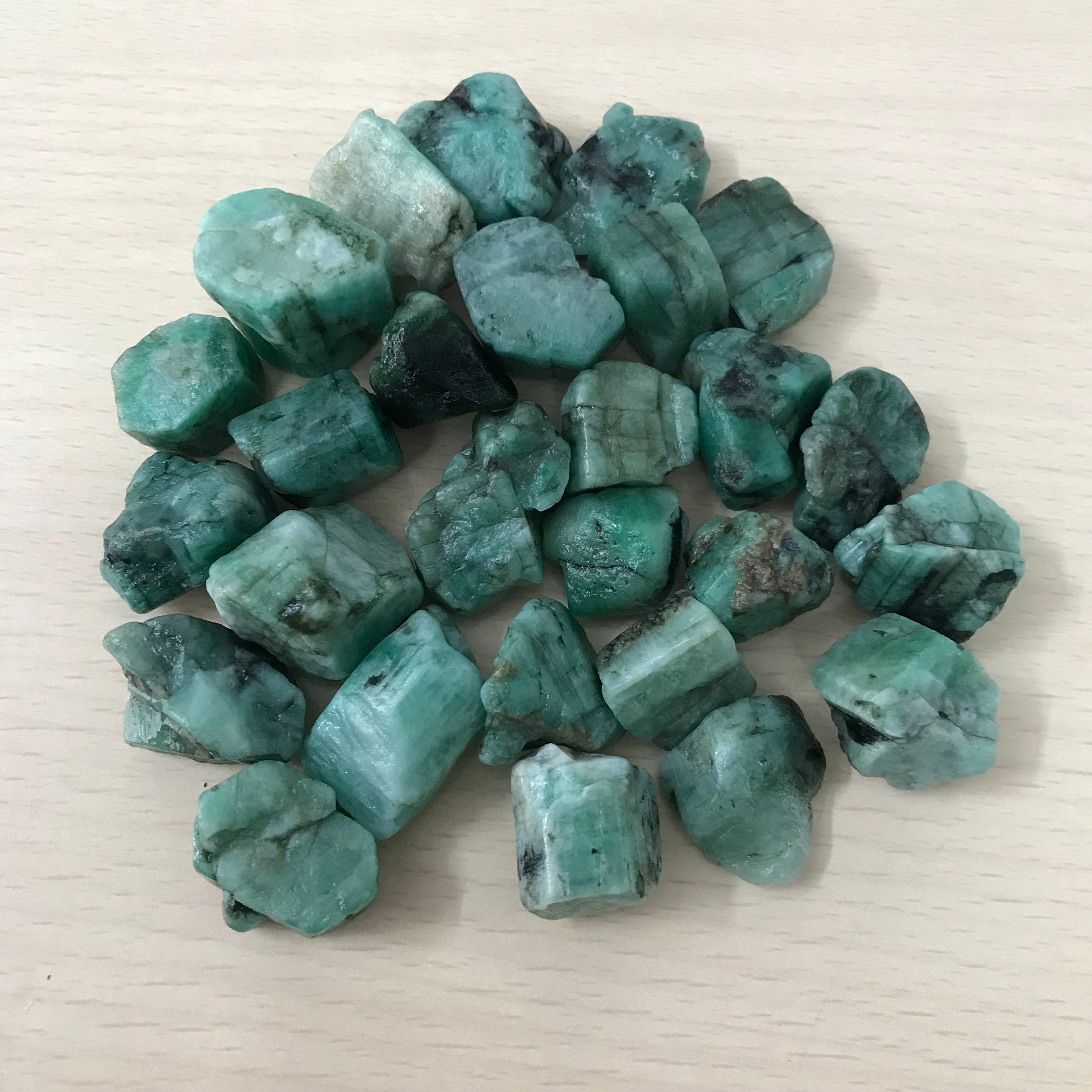 Emerald Raw Gemstone, Natural Emerald Rough For Jewelry Making, May Birthstone. - image 3
