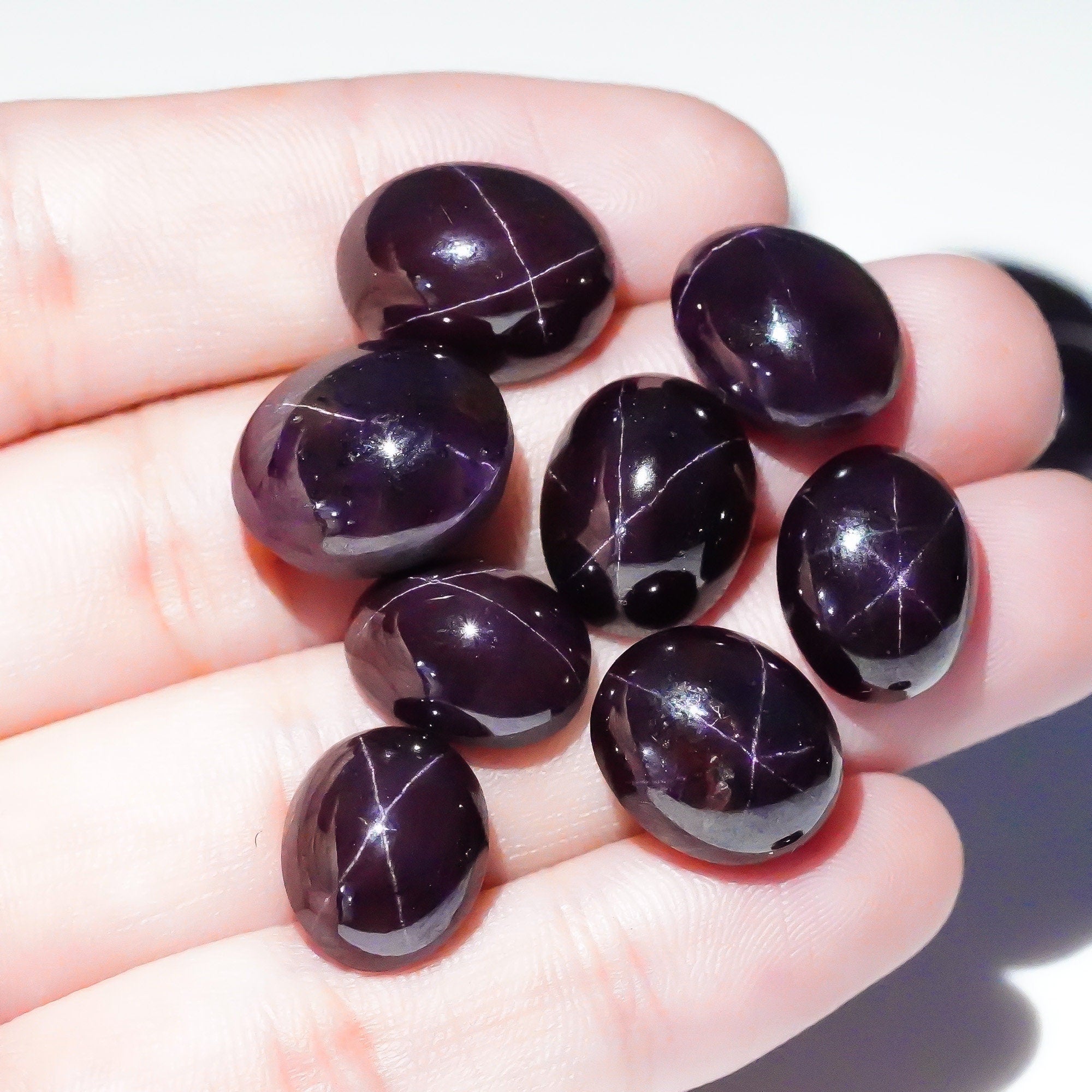 Star Garnet Cabochons: Bulk Gemstone Crystals for Jewelry Making - image 2