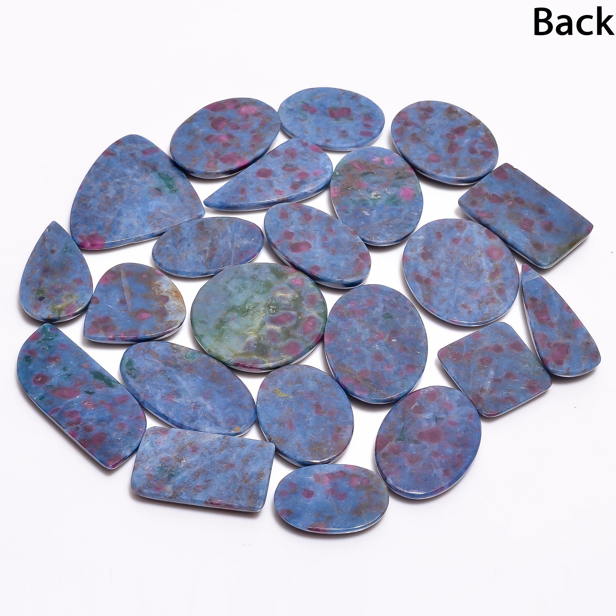 Ruby Kyanite Cabochon, Bulk Gemstone, DIY Jewelry Making, 20-30mm - image 2