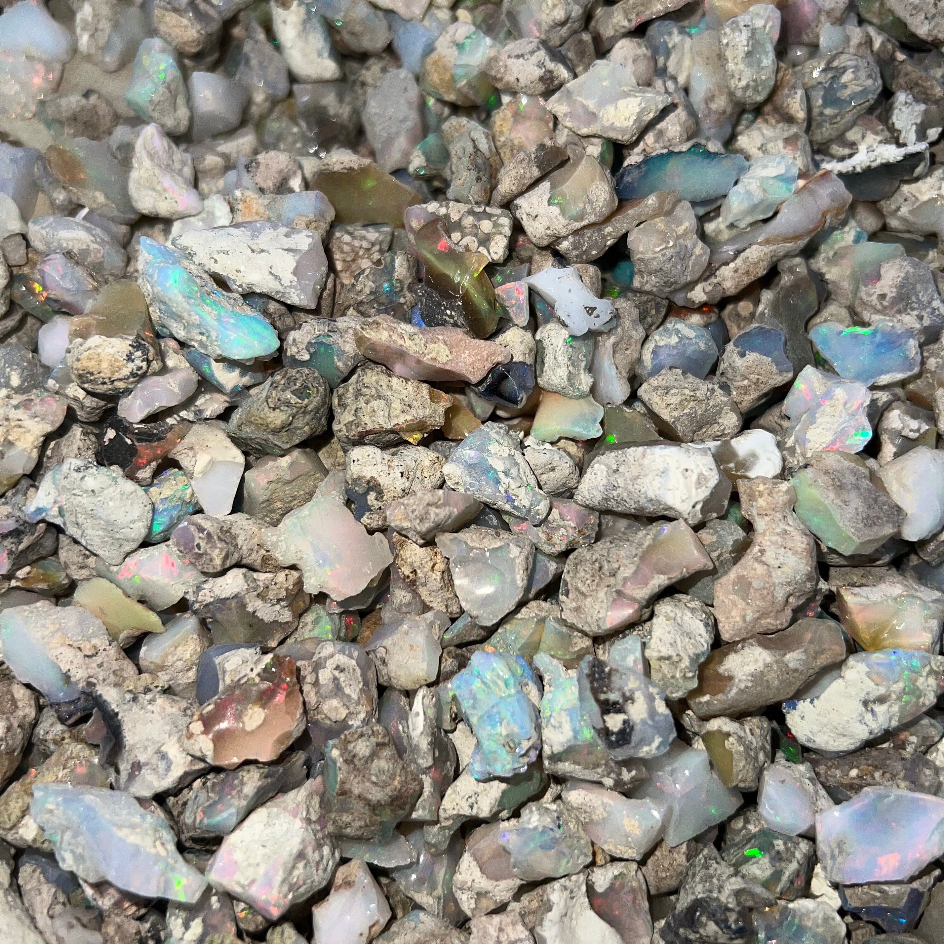 Raw Ethiopian Opal Crystal: Natural Honeycomb Sun Fire Gemstone - image 6