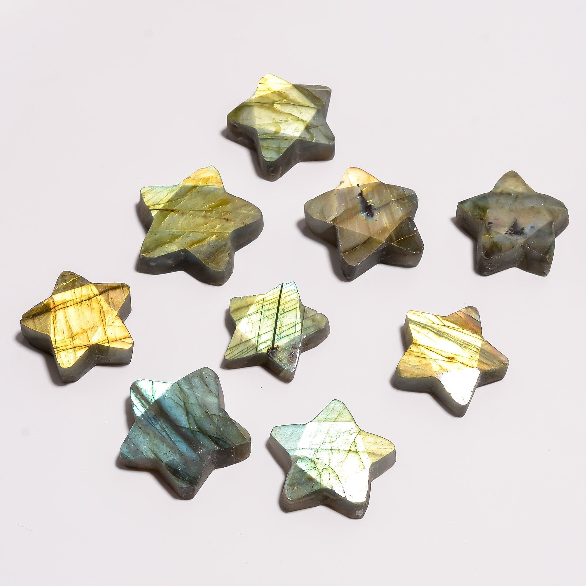 Labradorite Star Cabochon, AAA Quality Gemstone (20-30mm) - image 3
