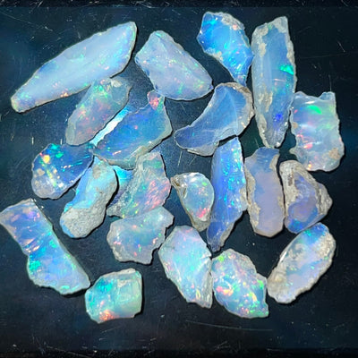 Raw Ethiopian Opal Crystals Natural AAA Fire Play Reiki Healing Stones for Jewelry