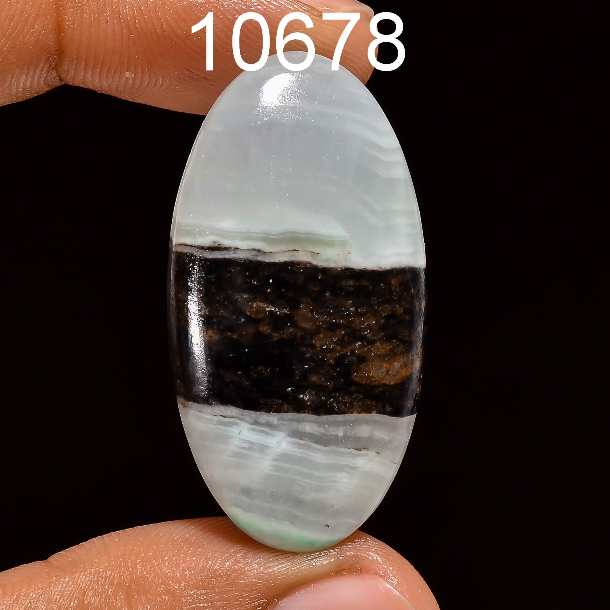 AAA Blue Aragonite Cabochon, Loose Gemstone, Jewelry Making - image 6