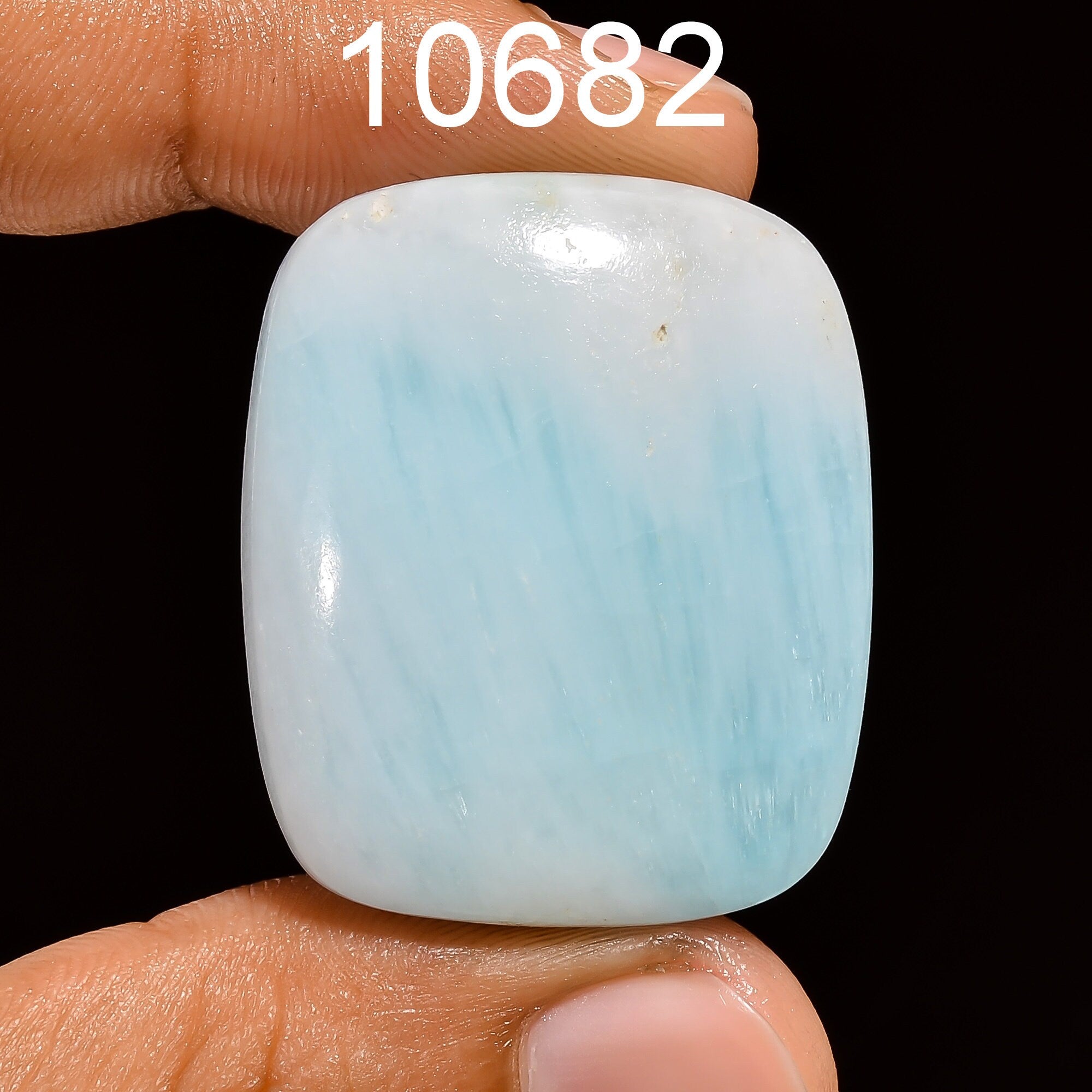 AAA Blue Aragonite Cabochon, Loose Gemstone, Jewelry Making - image 9
