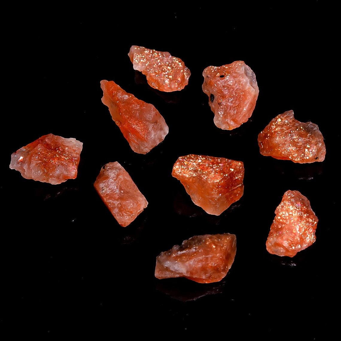AAA Raw Sunstone Gemstone, Loose Stone for Jewelry Making - image 4