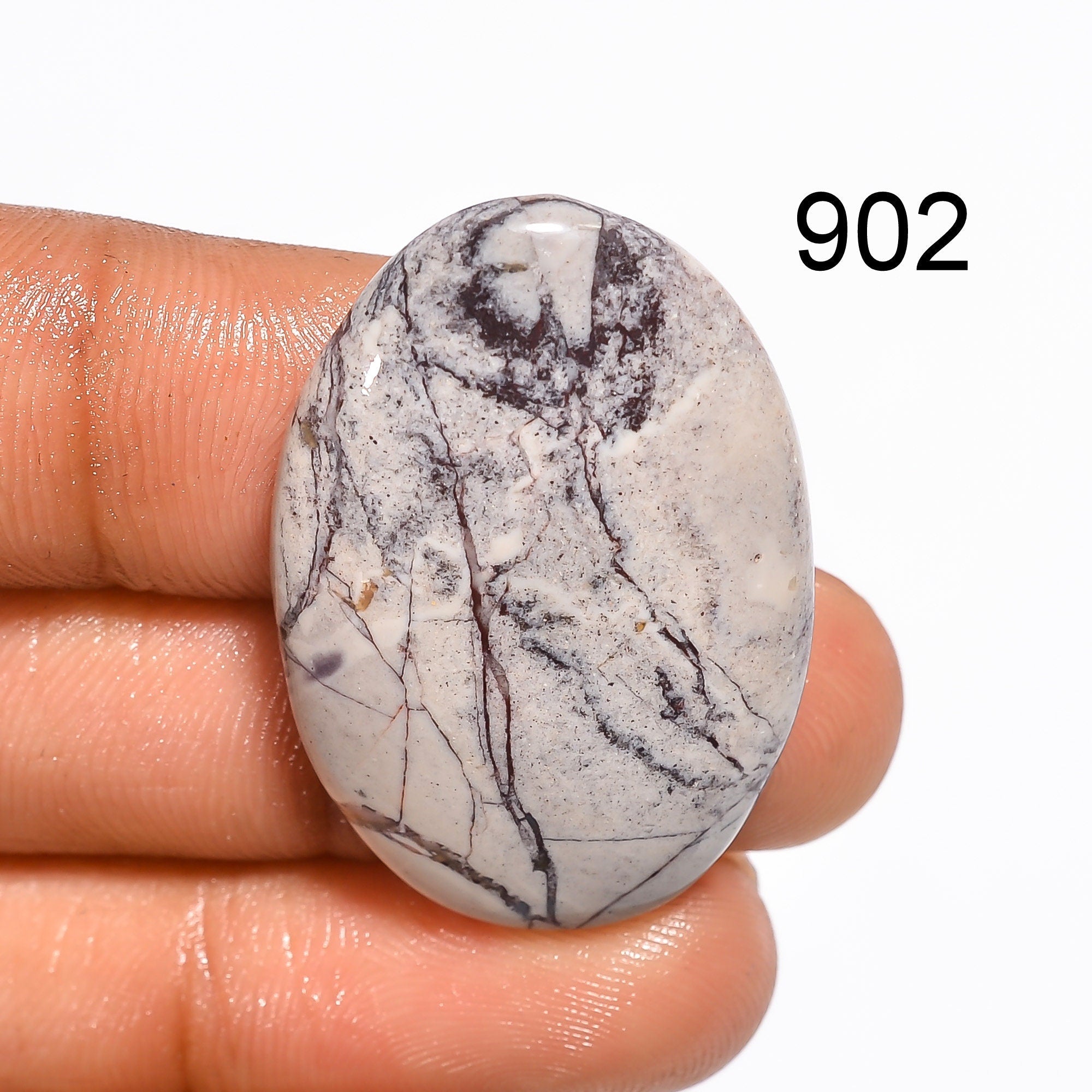 Natural Porcelain Jasper Cabochon AAA Quality Oval Shape Loose Gemstone For Jewelry Making