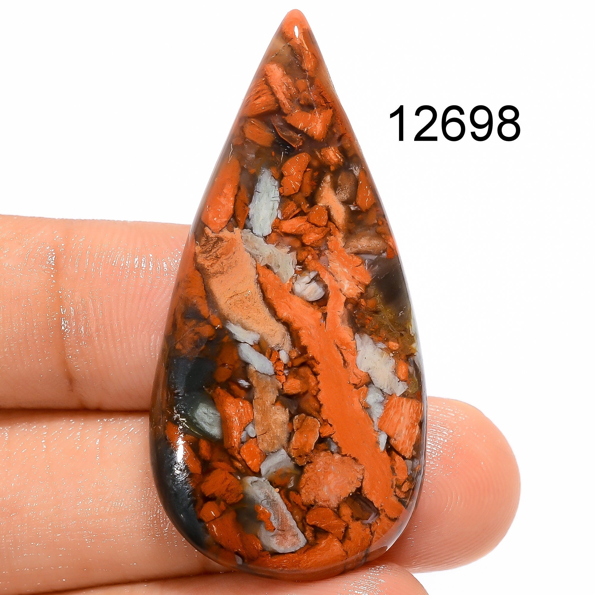 AAA Rainbow Jasper Cabochon, Mix Shape Loose gemstone For Pendant Jewelry - image 7