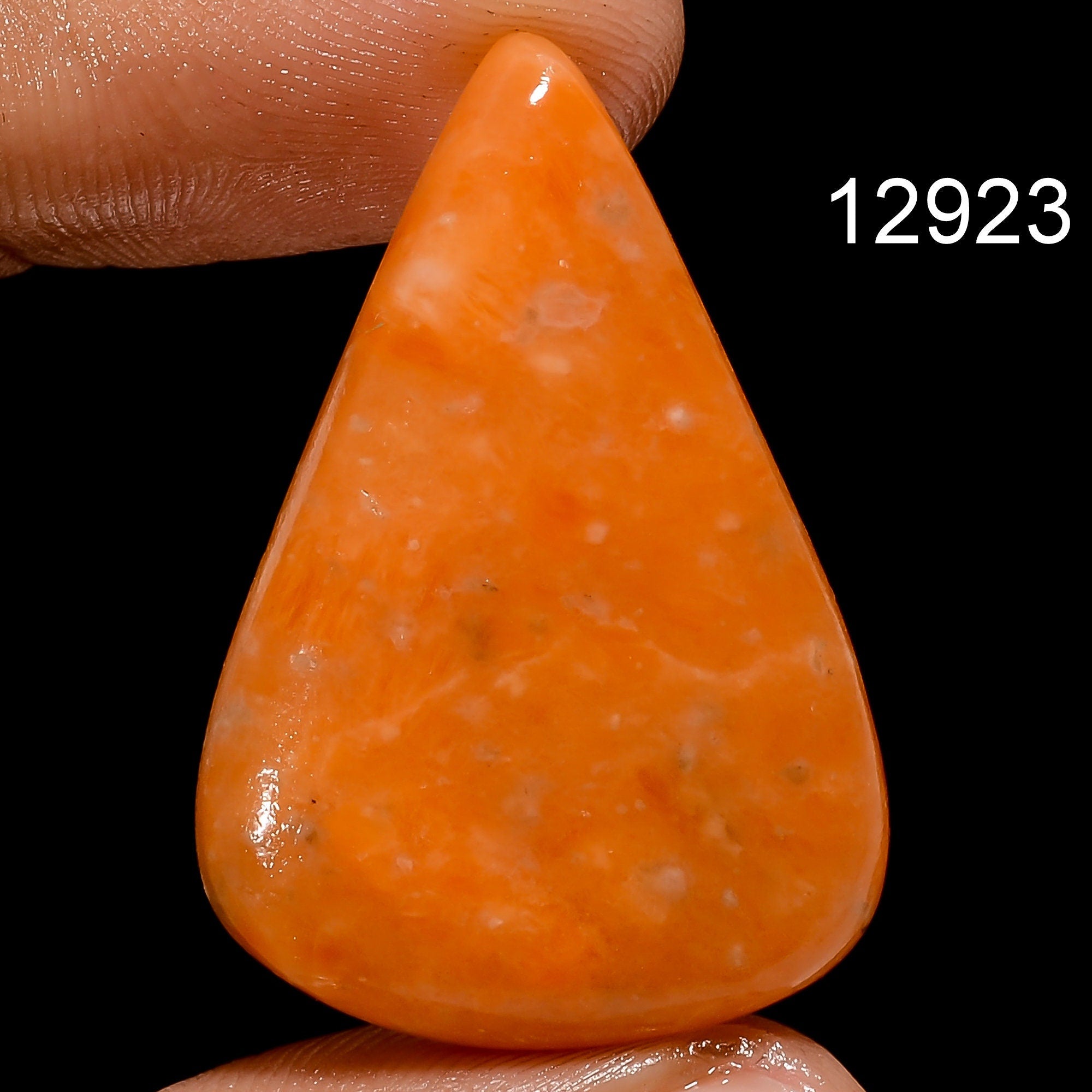AAA Orange Calcite Cabochon, Loose Gemstone For Jewelry Making - image 6