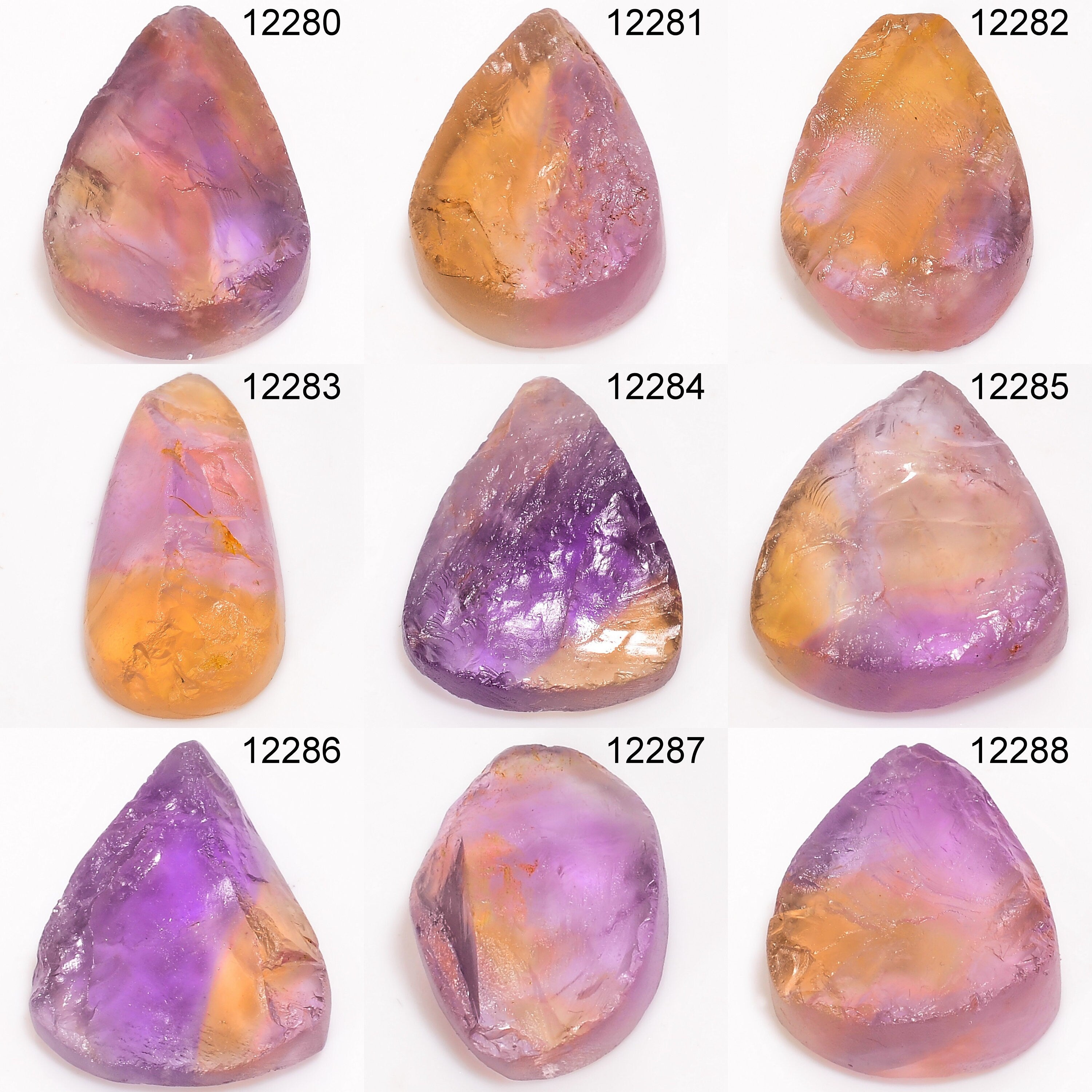Ametrine Druzy Crystal Gemstone, DIY Pendant Necklace Jewelry Making Supply. - image 4