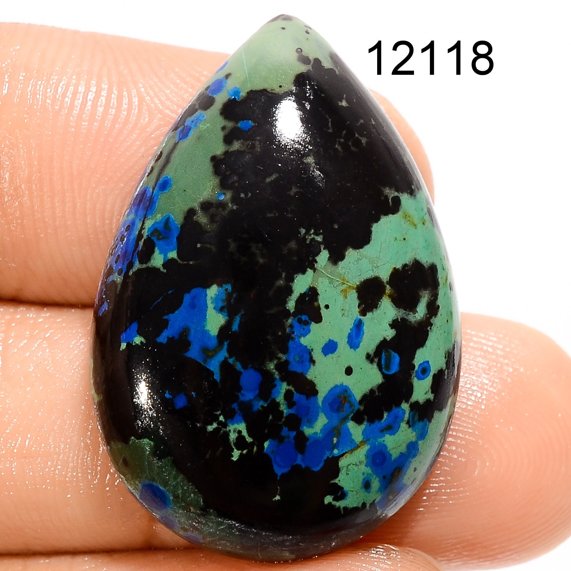 Mexican Azurite Malachite Druzy Gemstone, Rare Azurite Gemstone Druzy, Azurite Malachite Loose Gemstone For Jewelry.