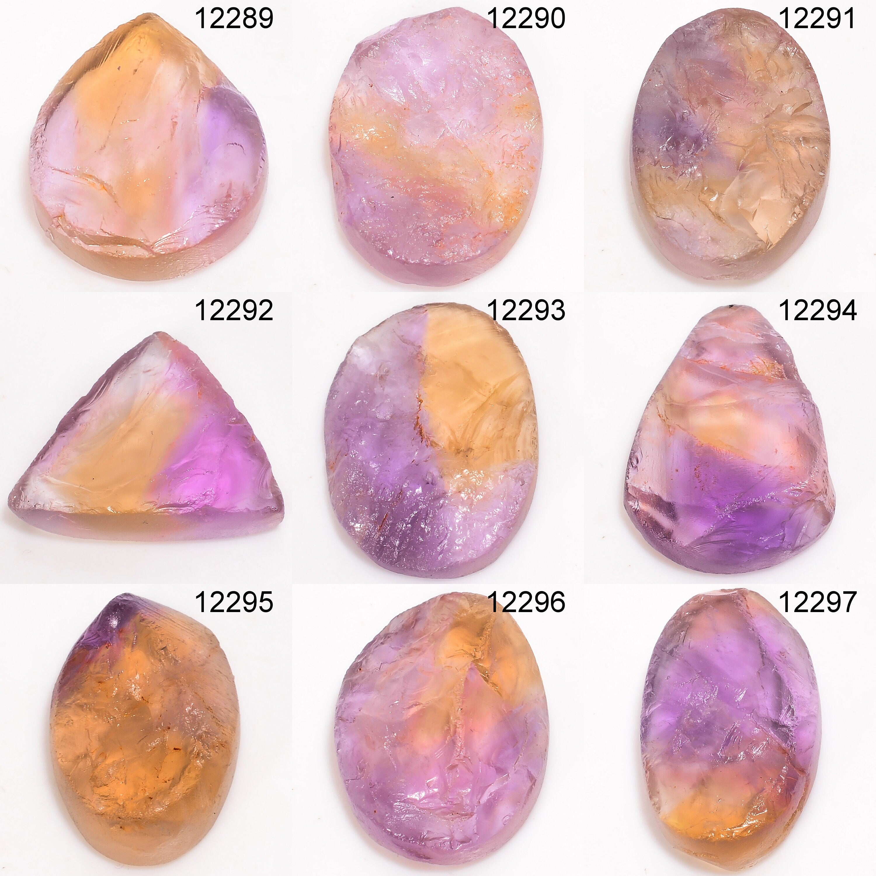 Ametrine Druzy Crystal Gemstone, DIY Pendant Necklace Jewelry Making Supply. - image 5