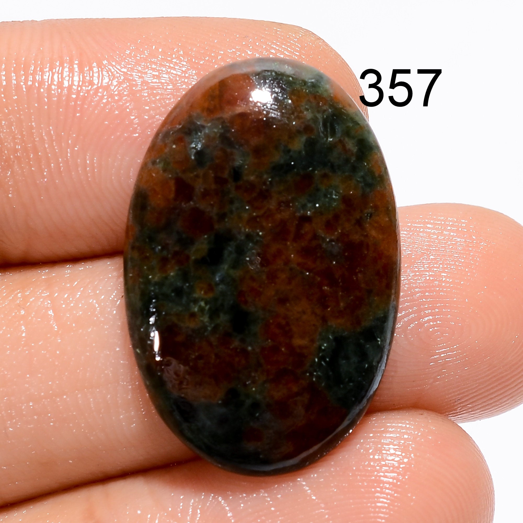 Natural Grass Garnet Gemstone Cabochon, Oval, AAA Quality Jewelry Mkaing