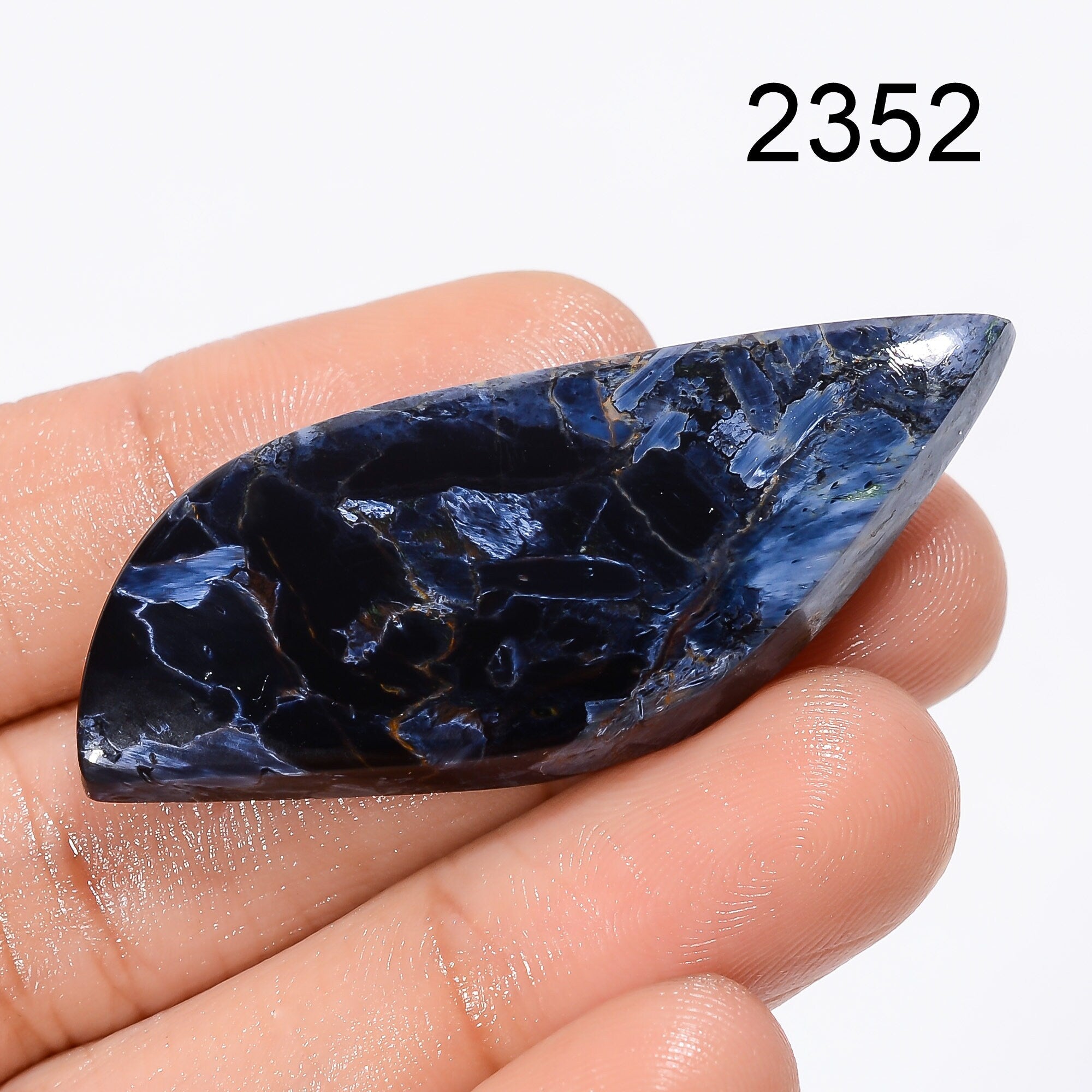 Natural Pietersite Gemstone Cabochon, Polished Stone, DIY Jewelry Making - image 3