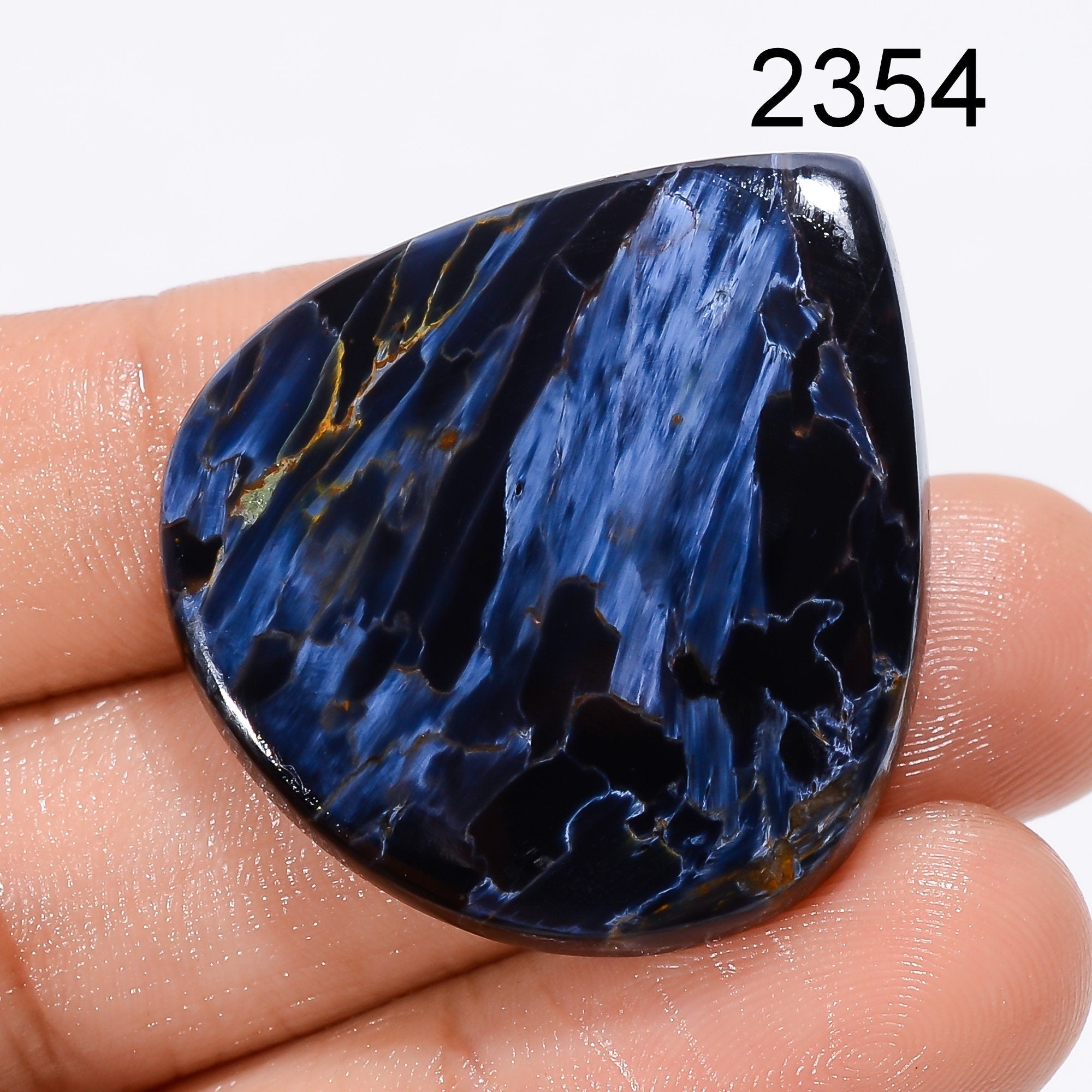 Natural Pietersite Gemstone Cabochon, Polished Stone, DIY Jewelry Making - image 5