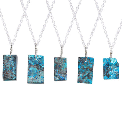 AAA Natural Shattuckite Pendant in Mix Shape (Approx 15 mm to 25 mm)