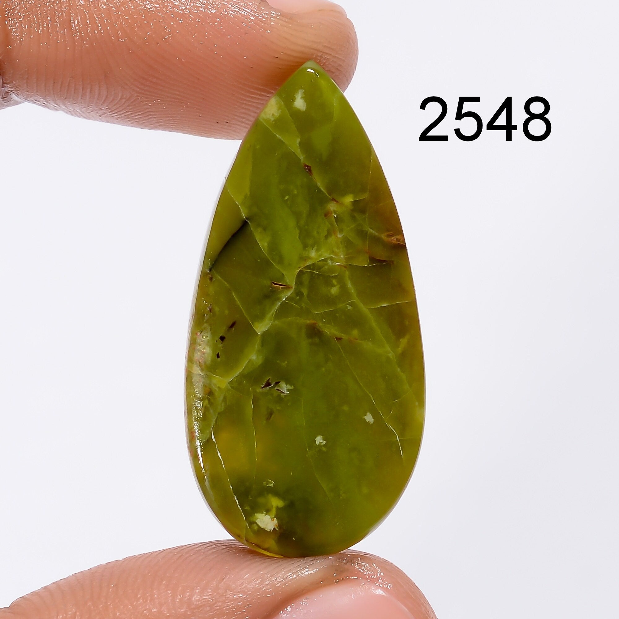 AAA Green Opal Cabochon, Loose Gemstone, Jewelry Making Supply