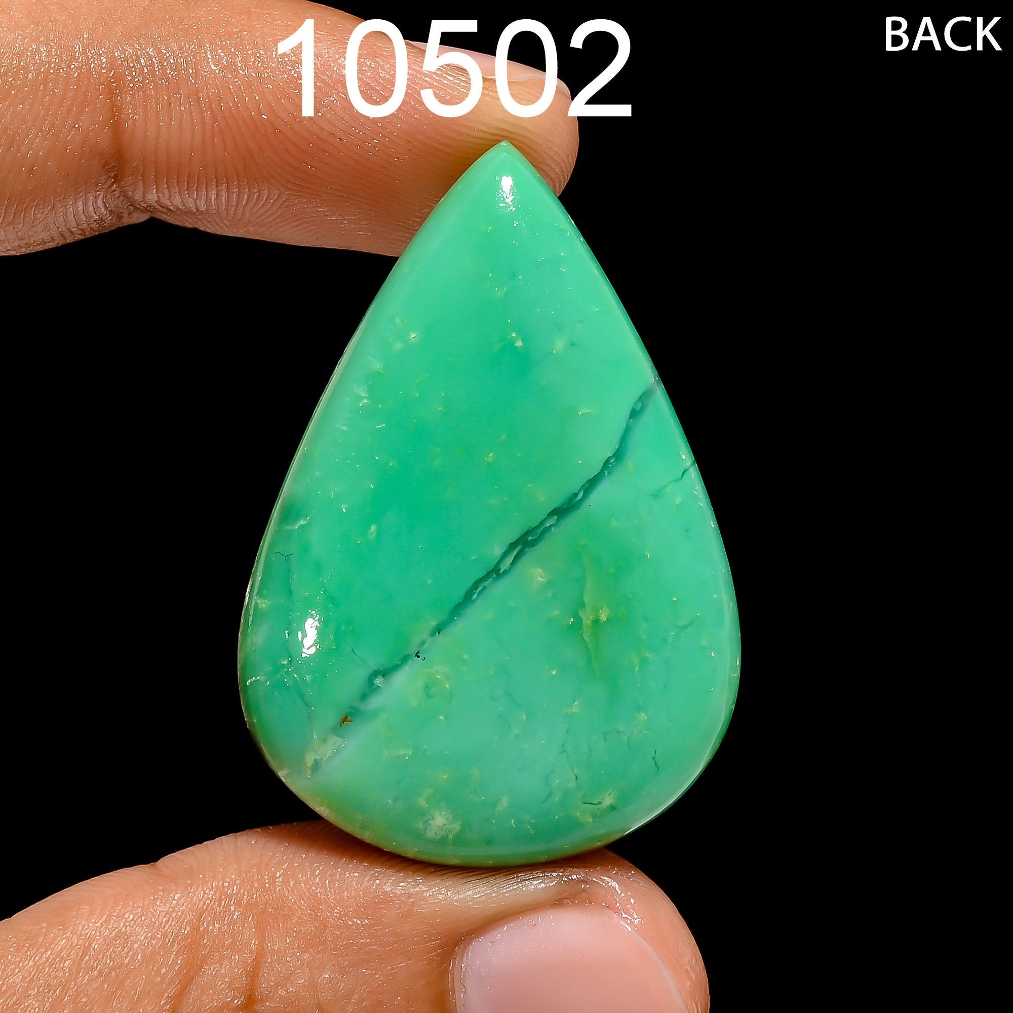 Natural Chrysoprase Cabochon: Green Gemstone for Jewelry Making