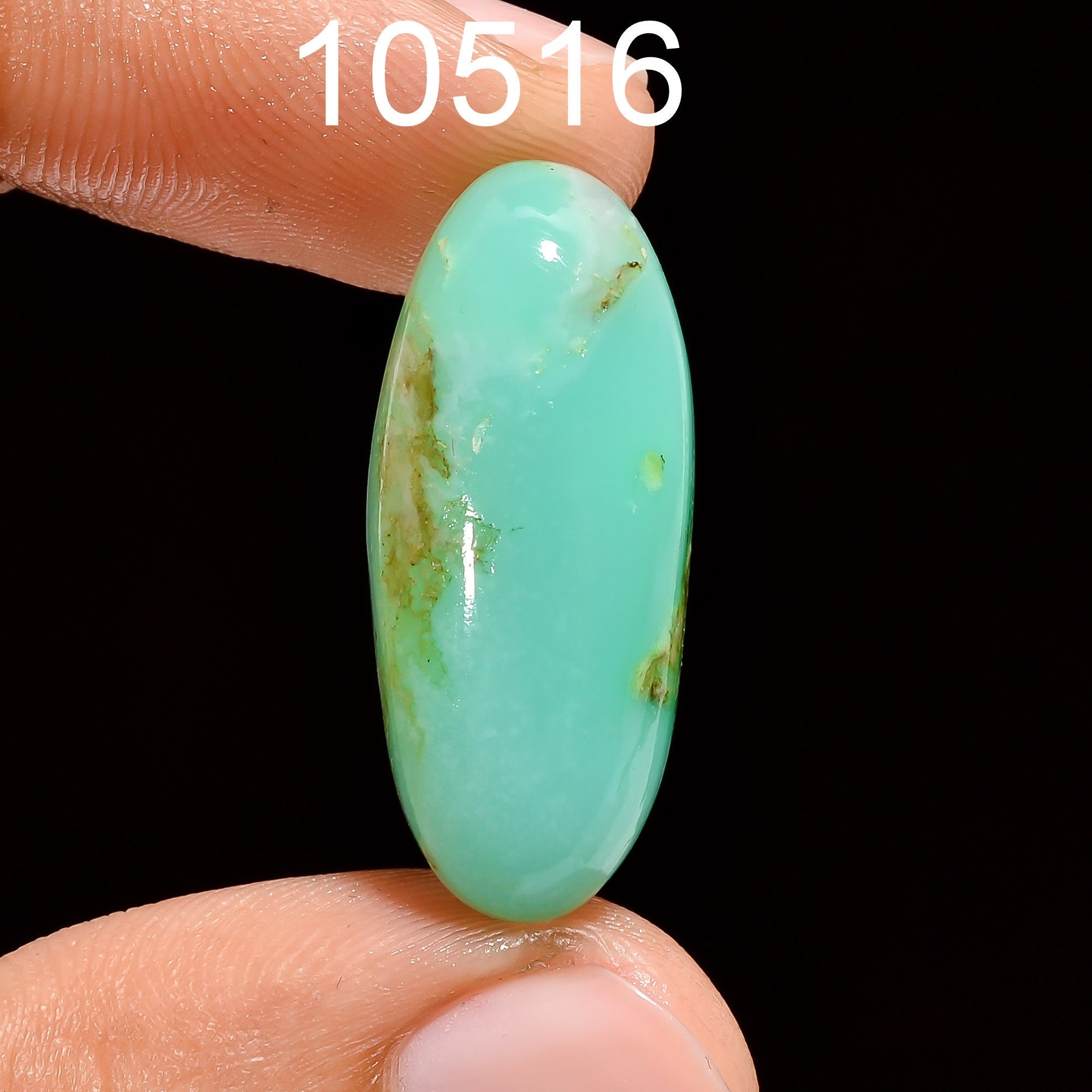 Natural Chrysoprase Cabochon: Green Gemstone for Jewelry Making - image 9