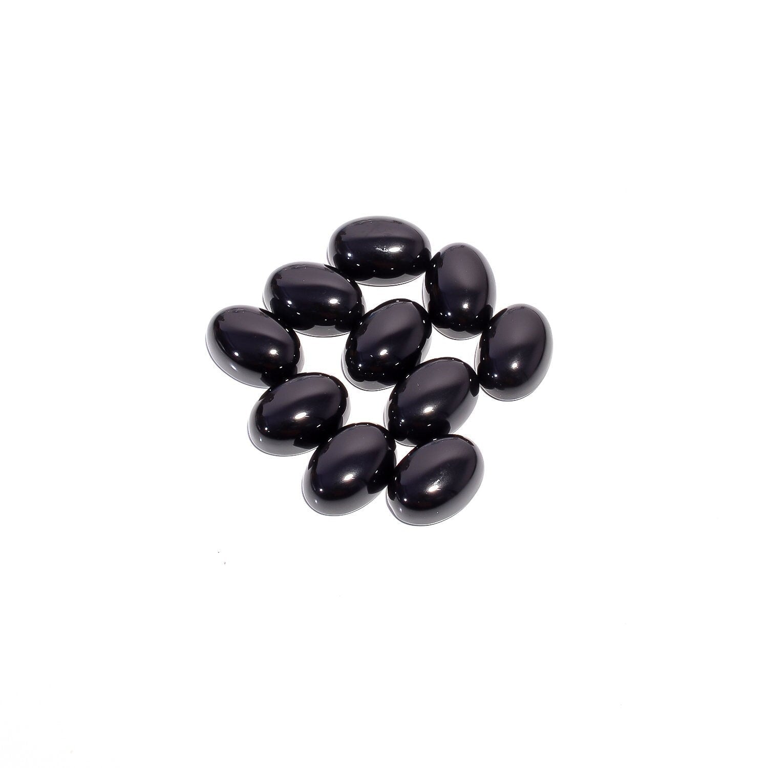 Black Onyx Gemstone Oval Shape Black Chalcedony Calibrated Size Loose Gemstone All Size And Shapes Available On Wholesal