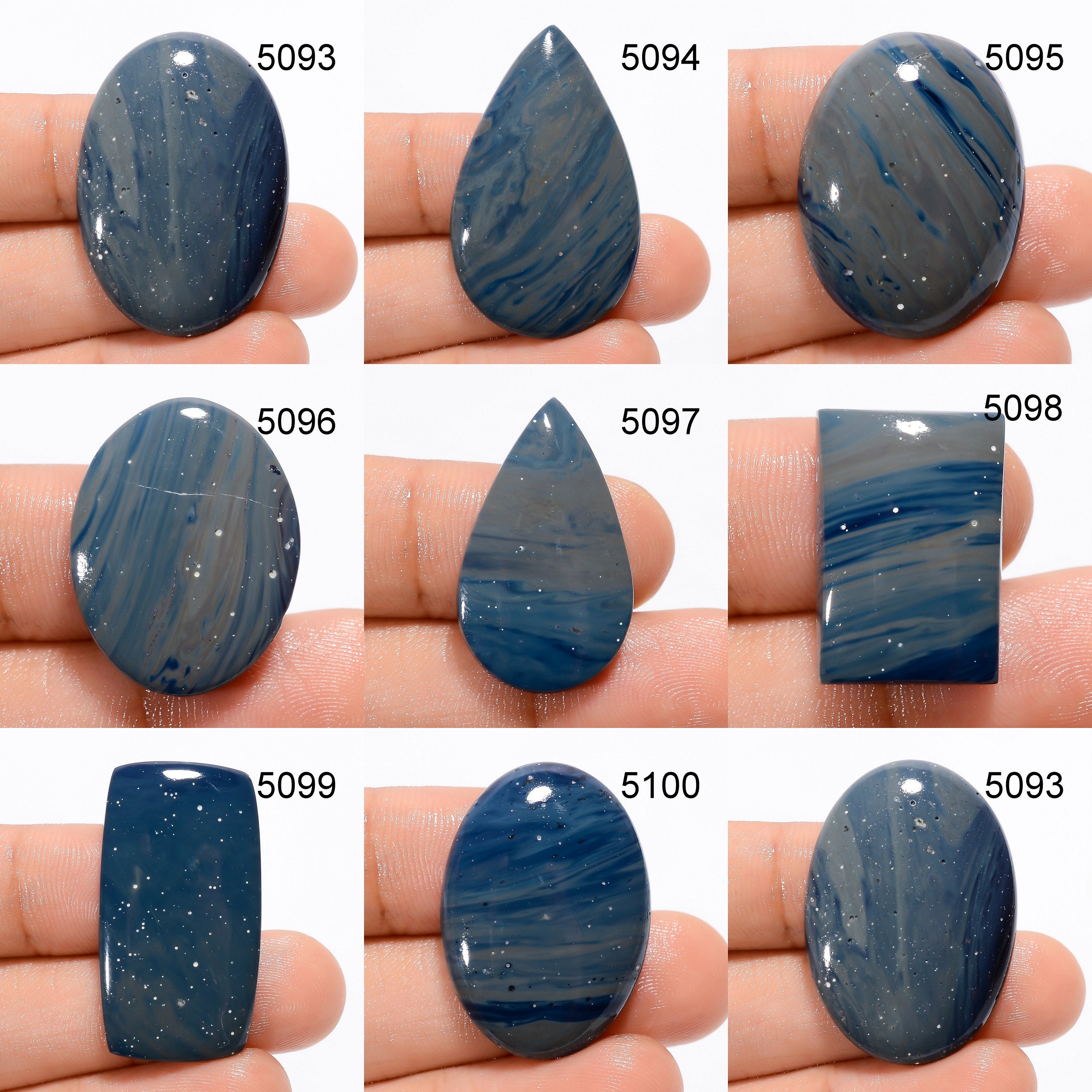 AAA Sieber Agate Gemstone Cabochon: Designer Jewelry Making Supply - image 3
