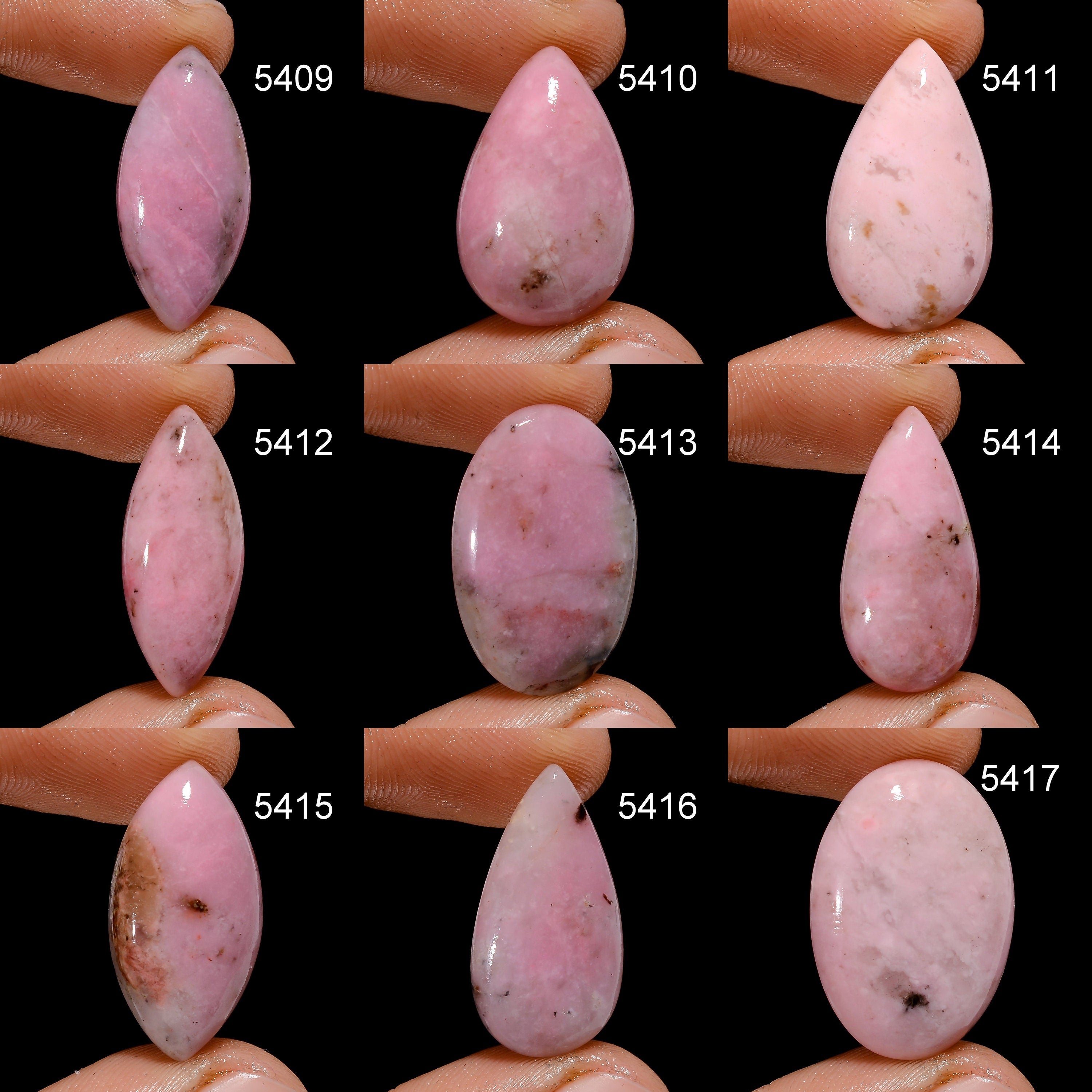 AAA Pink Petalite Cabochon: Rare Gemstone for Jewelry Making - image 5