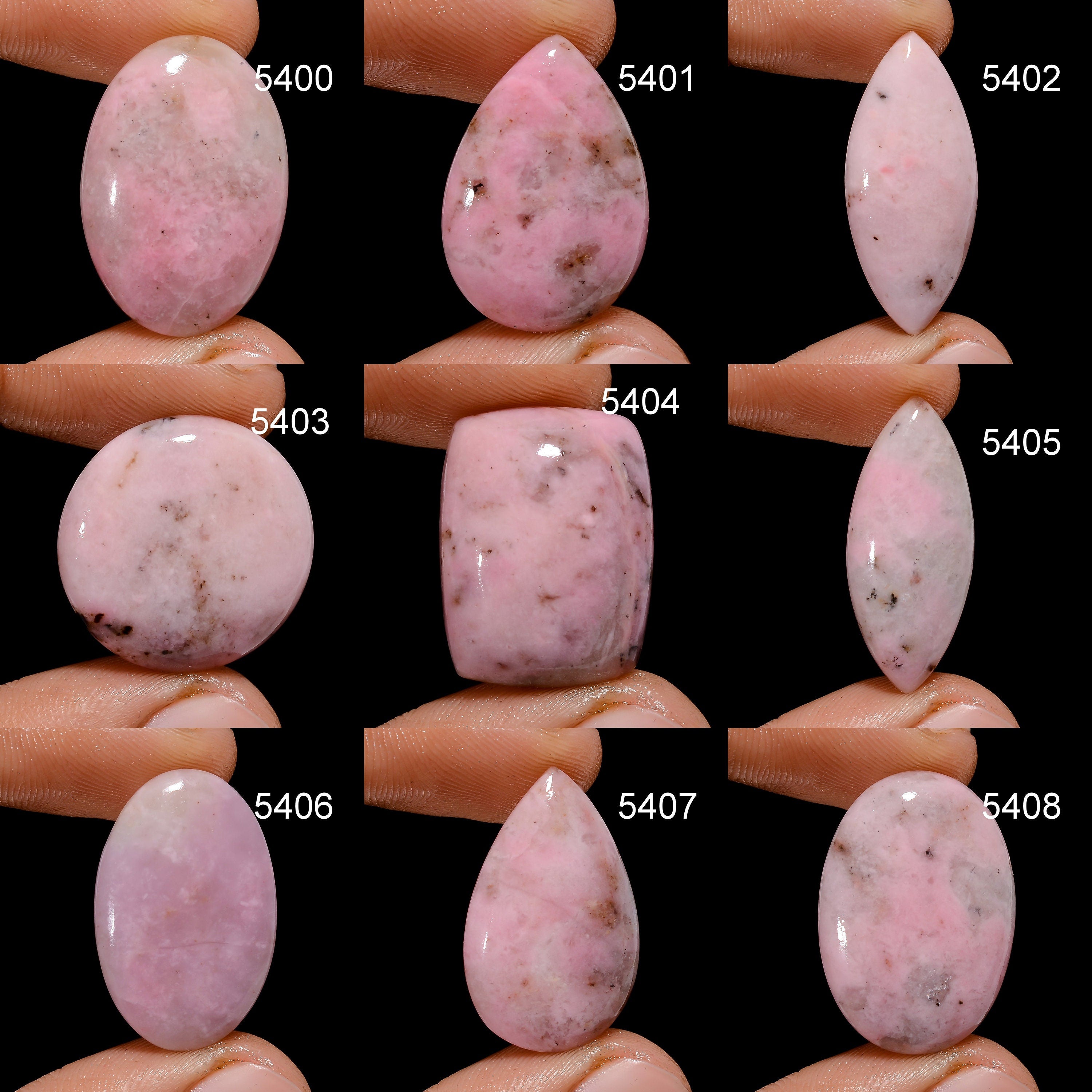 AAA Pink Petalite Cabochon: Rare Gemstone for Jewelry Making - image 4