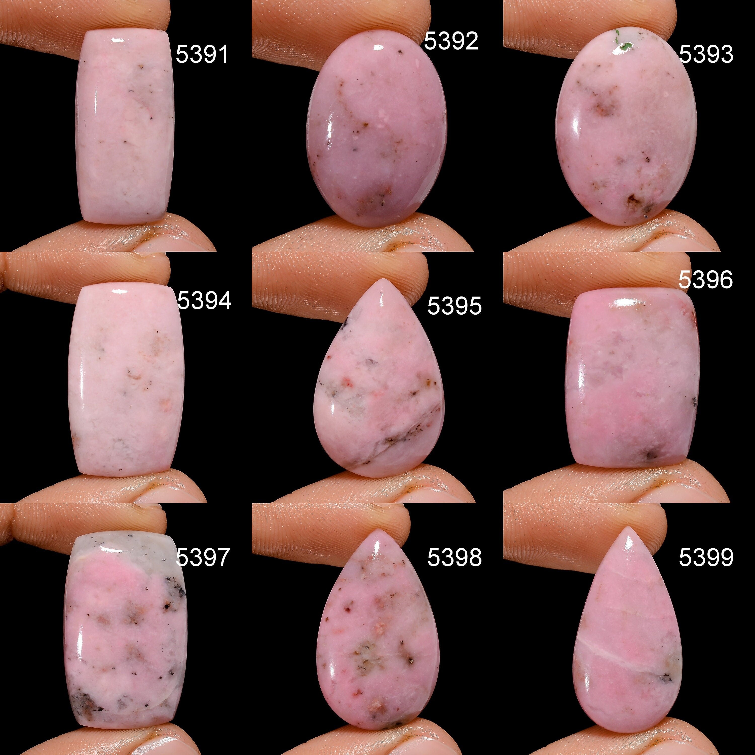 AAA Pink Petalite Cabochon: Rare Gemstone for Jewelry Making - image 3