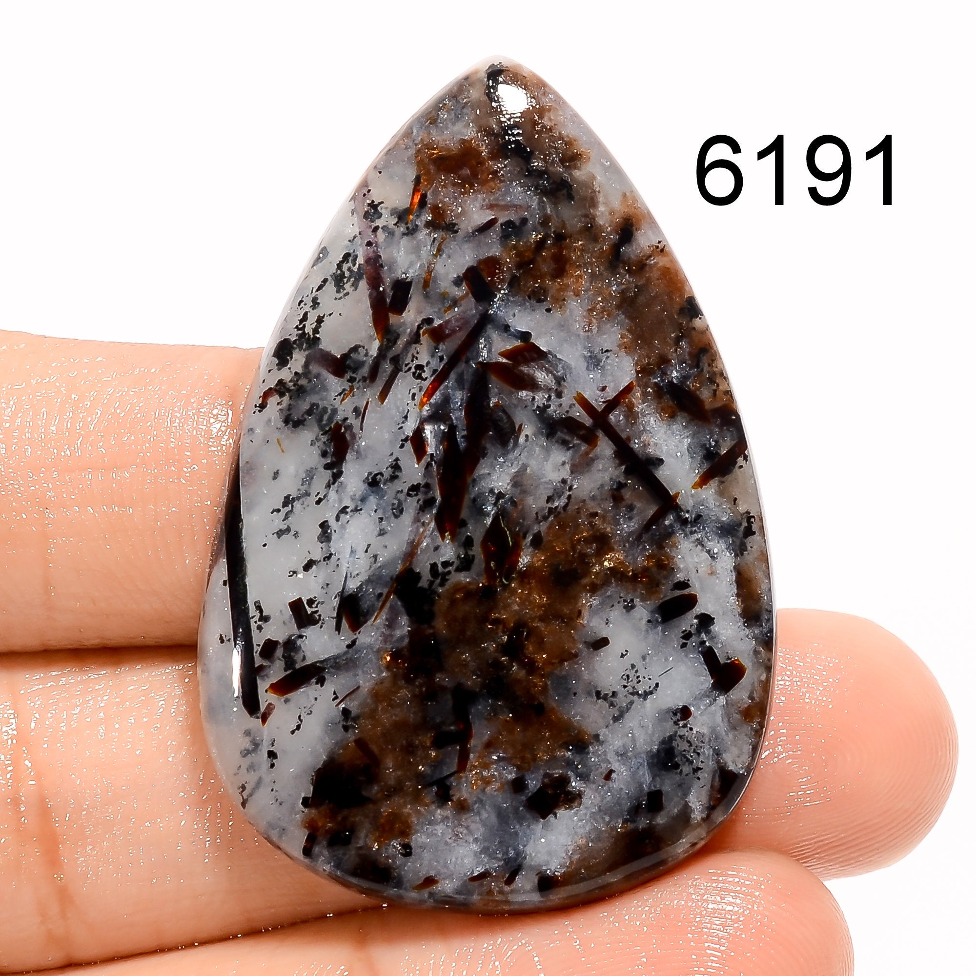 Natural Astrophylite Cabochon Wholesale Gemstone, Handmade Designer Crystal, DIY-ART-CRAFTS Pendant Necklace Jewelry Mak