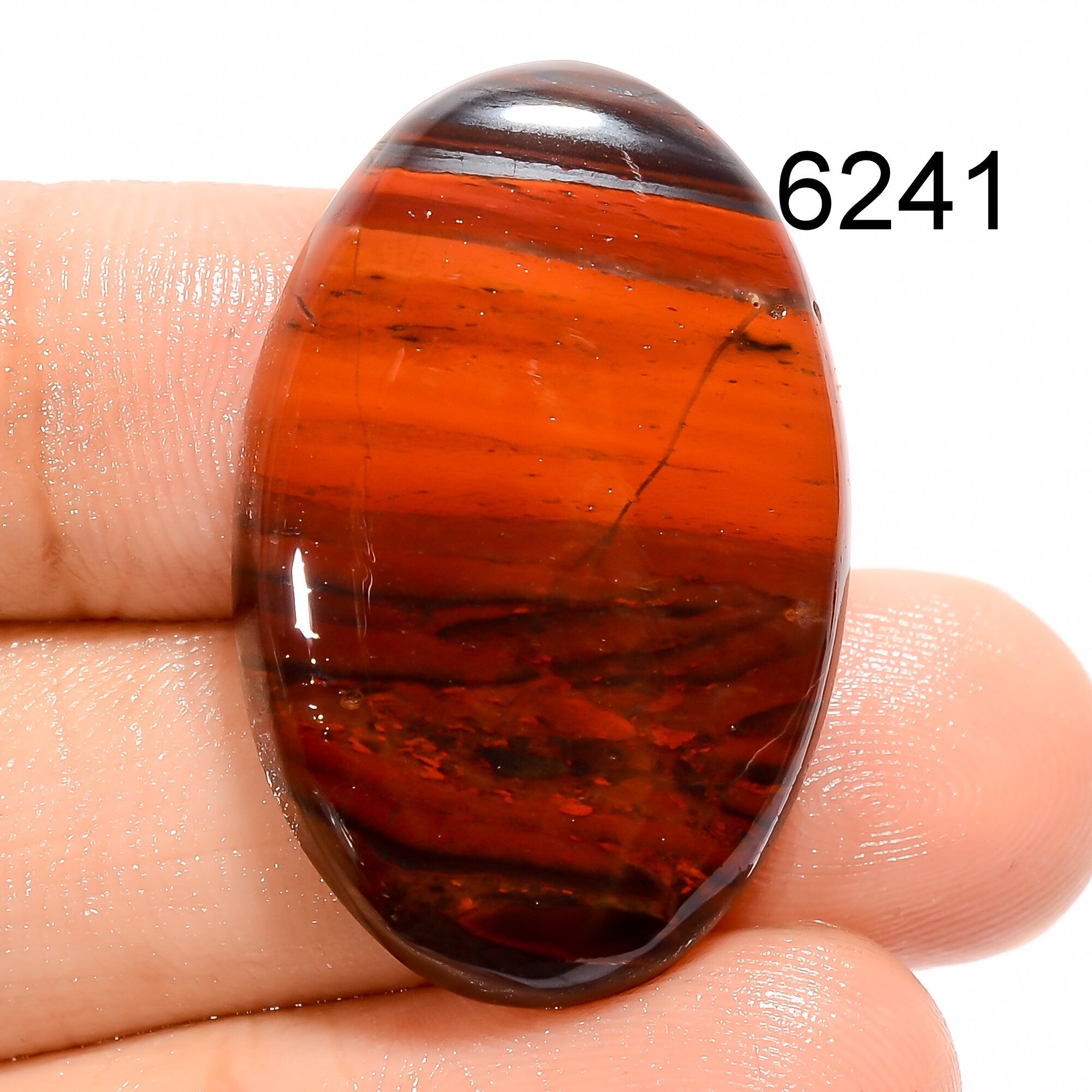 Natural Iron Tiger Eye Cabochon, Multi Color Gemstone, Healing Crystal