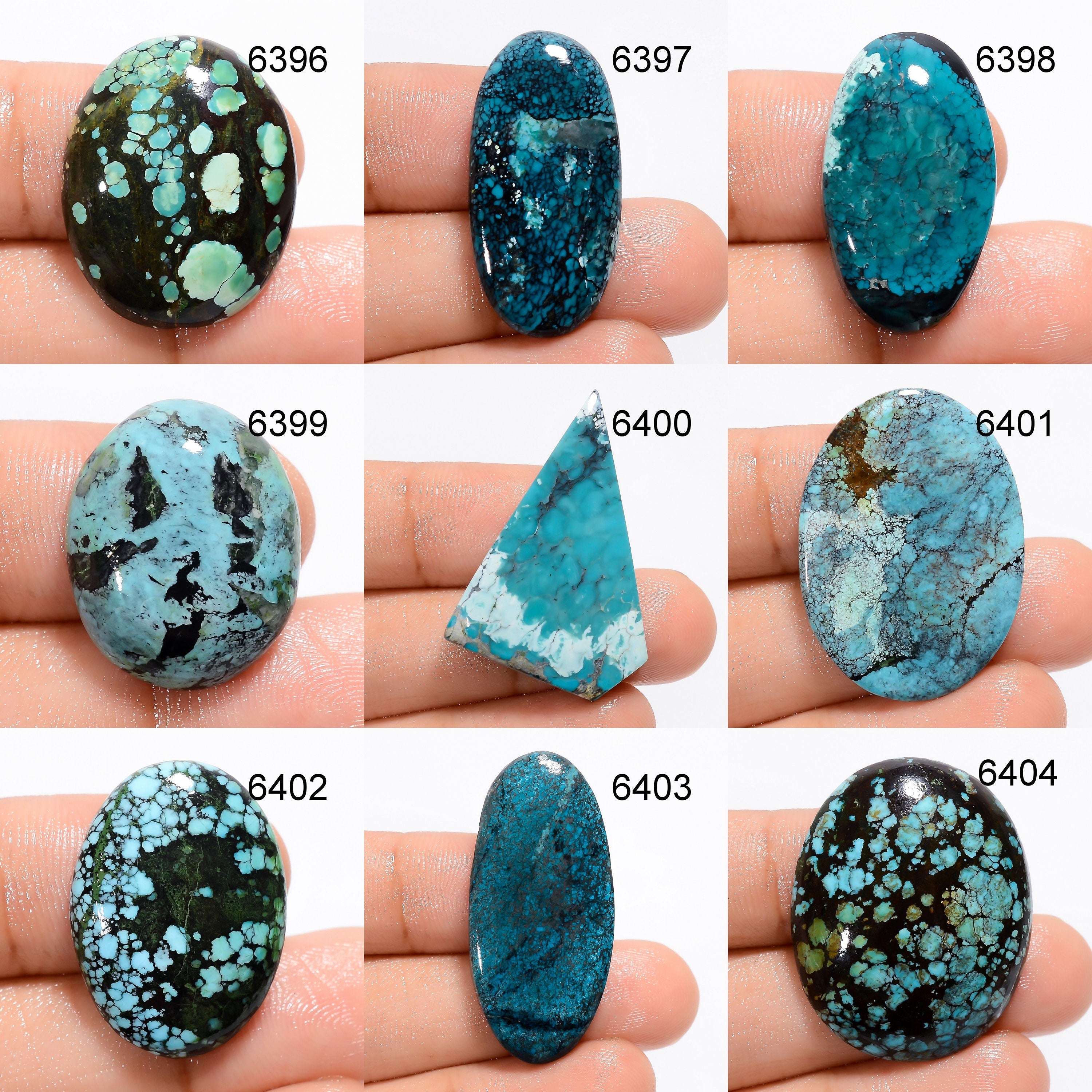Natural Tibetan Turquoise Cabochon, AAA Quality Gemstone, Jewelry Making - image 6