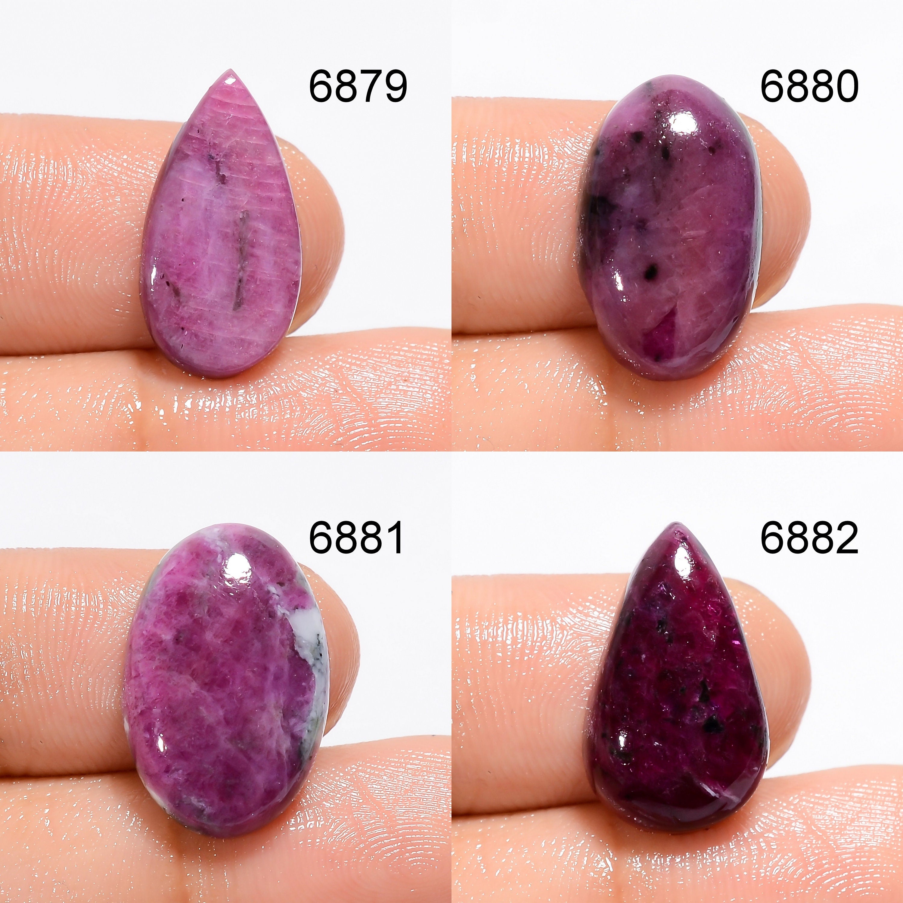 Natural Ruby Gemstone Cabochon, Natural Ruby Cabochons, Top Quality Healing Ruby Cabochon, Loose Ruby Gemstone For Jewel - image 2