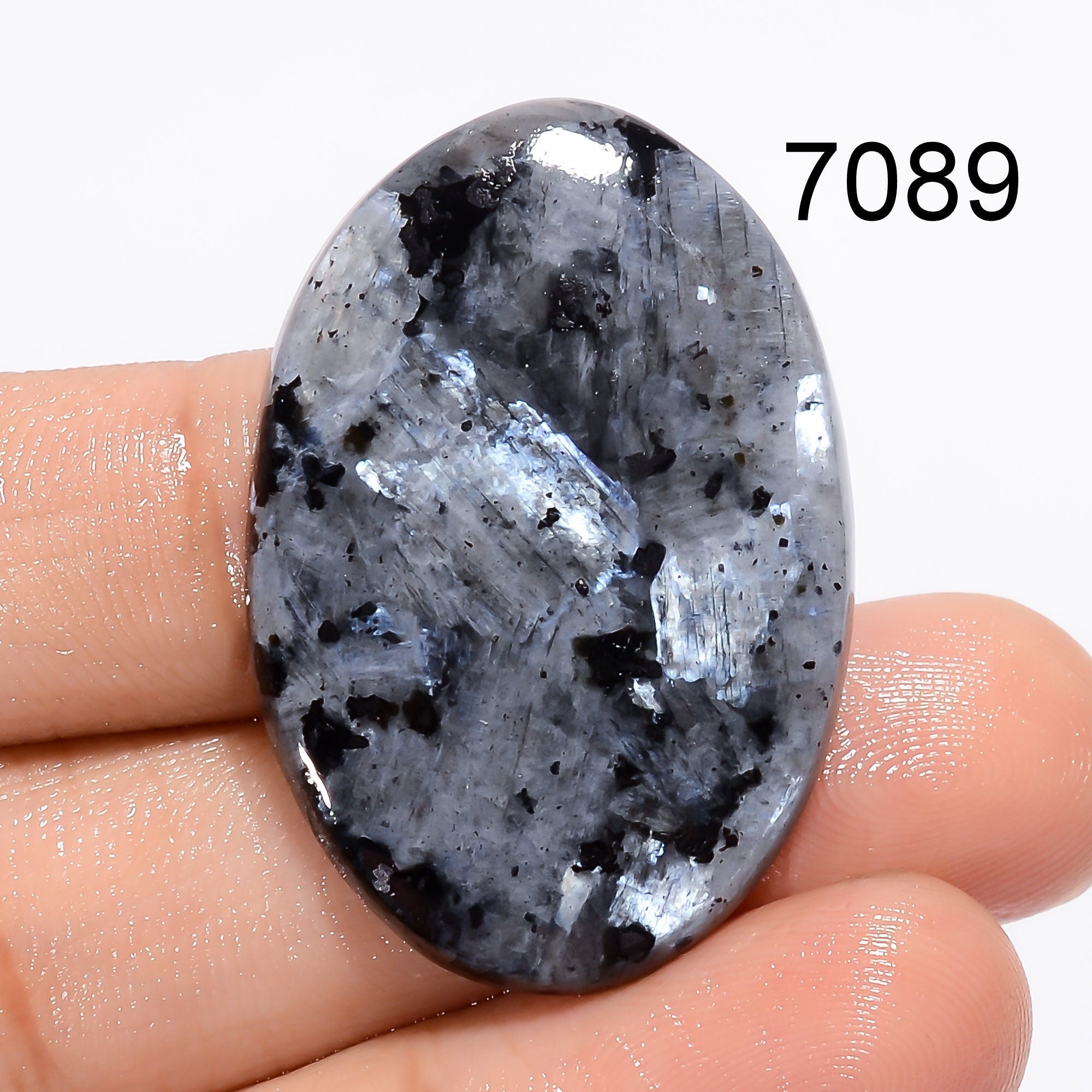 Larvakite Gemstone, Natural Designer Larvakite Jasper Cabochon, Loose Gemstone For Jewelry Making Supplies, Pendant Neck