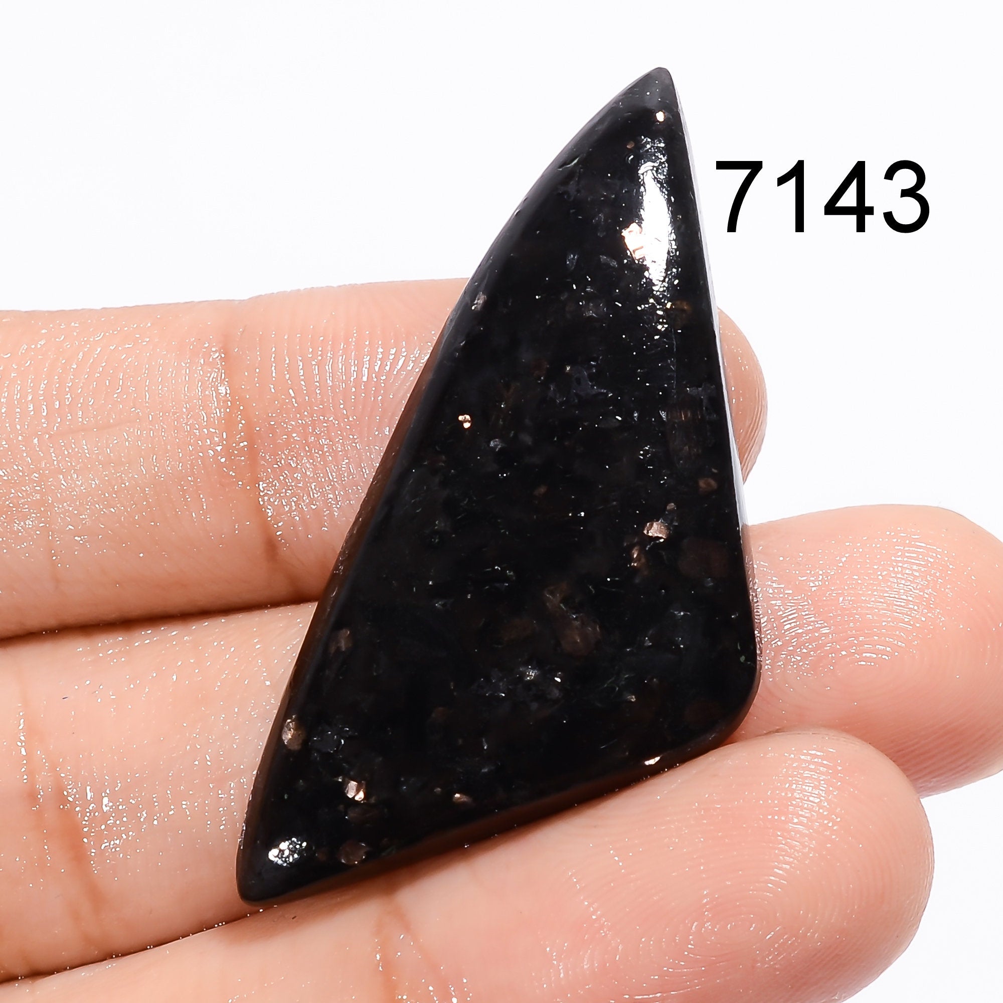 Golden Nuummite Gemstone, Mix Polished Loose Golden Nuummite Crystal Gemstone, Pendant Necklace Jewelry making supply, C - image 4
