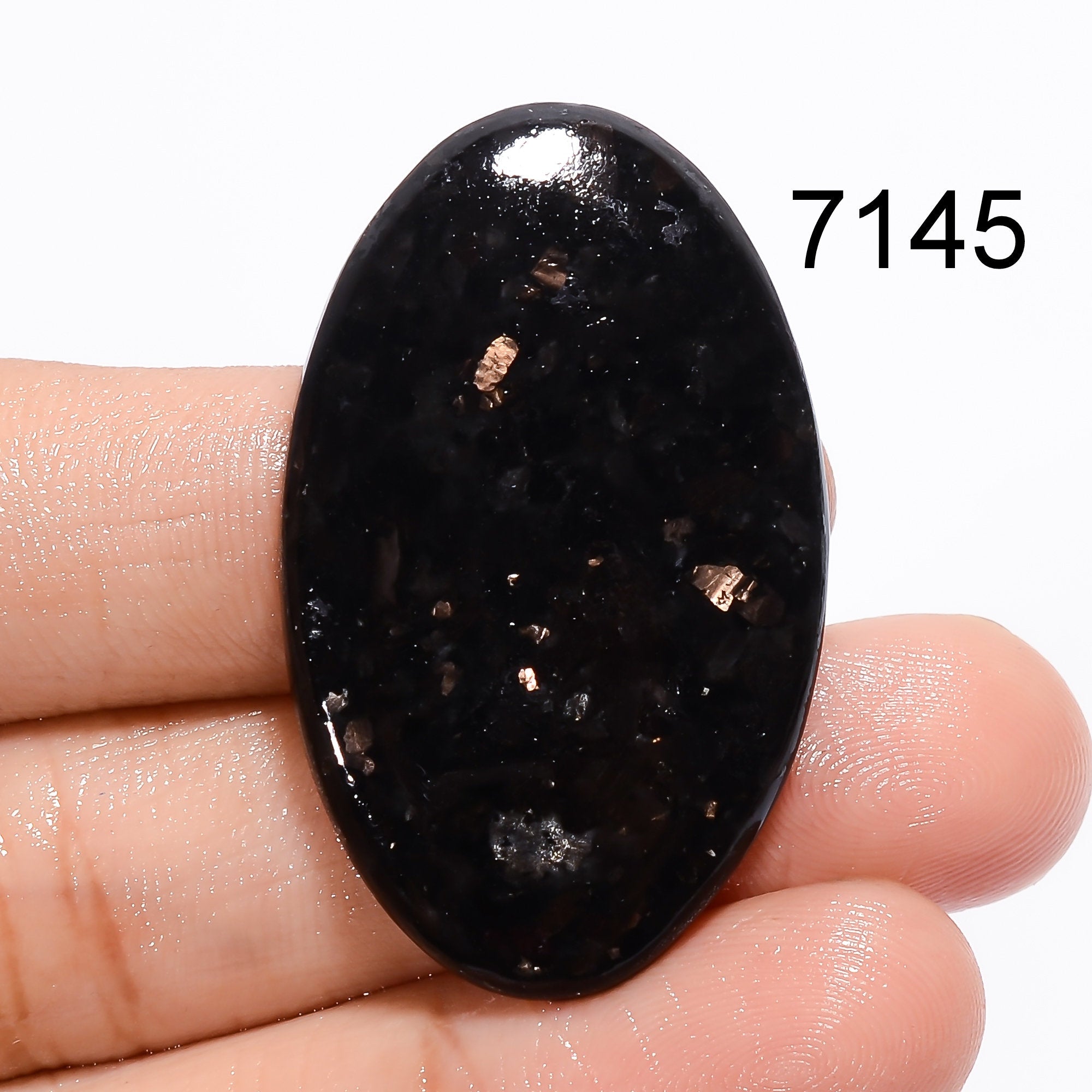 Golden Nuummite Gemstone, Mix Polished Loose Golden Nuummite Crystal Gemstone, Pendant Necklace Jewelry making supply, C - image 5