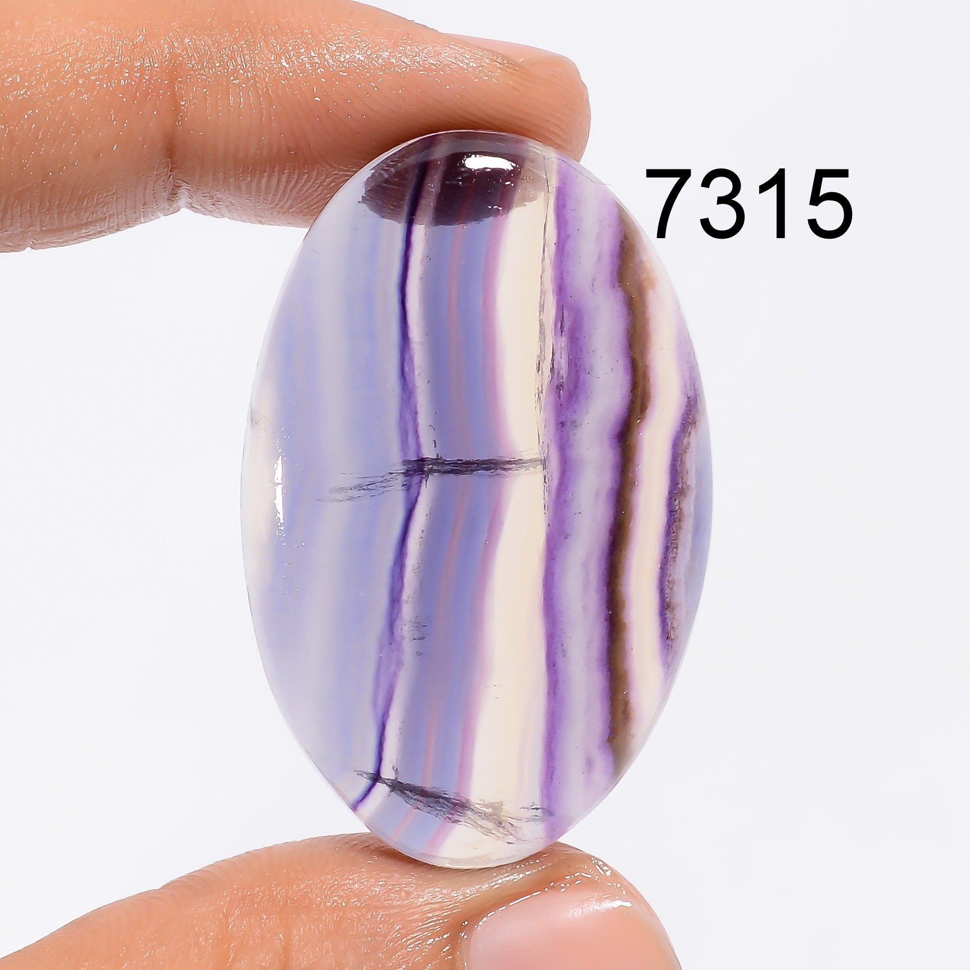 Natural Rainbow Fluorite Gemstone Cabochon, Mix Shape Jewelry Making Supply. - image 6