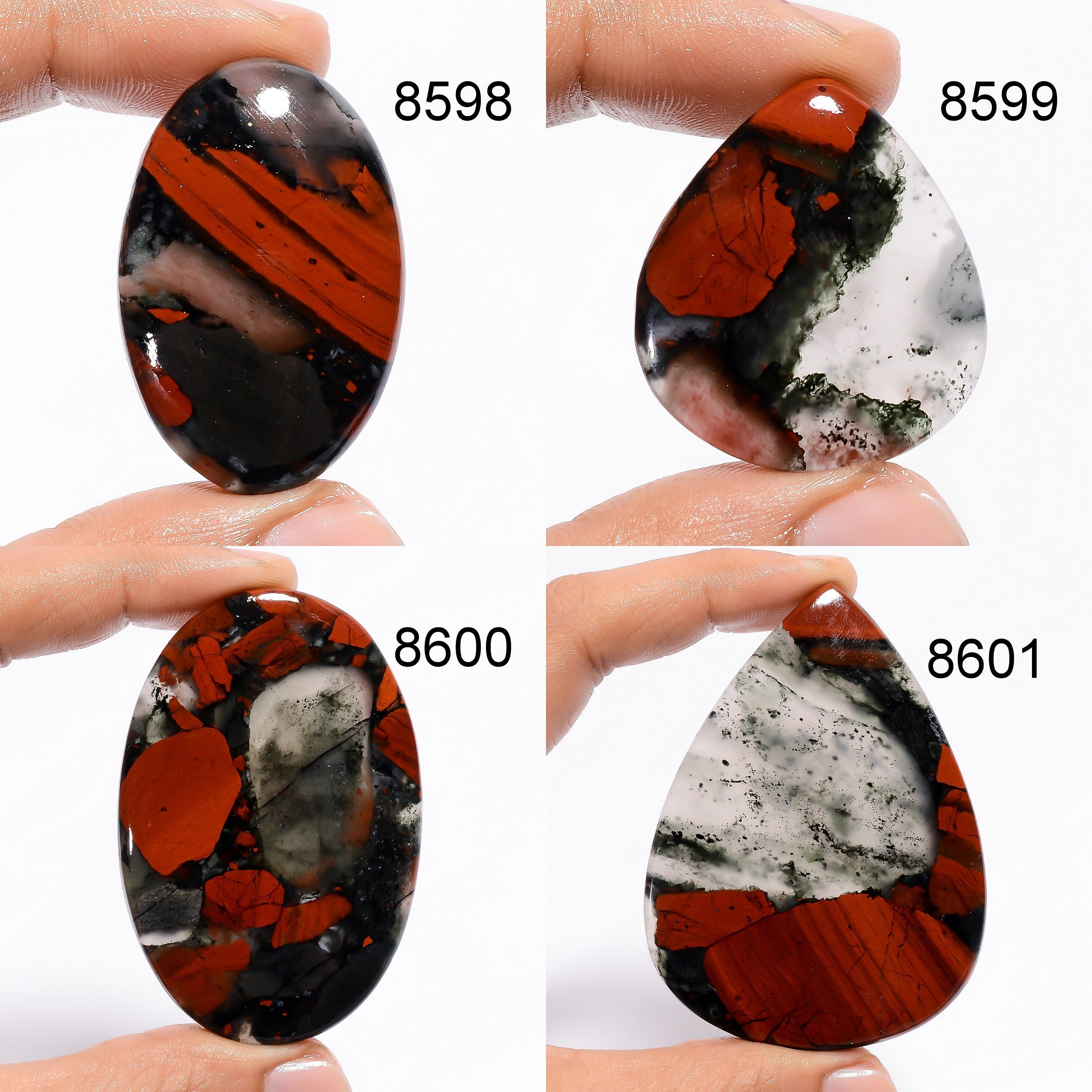 African Bloodstone Gemstone, Natural African Bloodstone Cabochon, AAA+ Quality Gemstone, Loose Bloodstone Gemstone, Rare - image 3