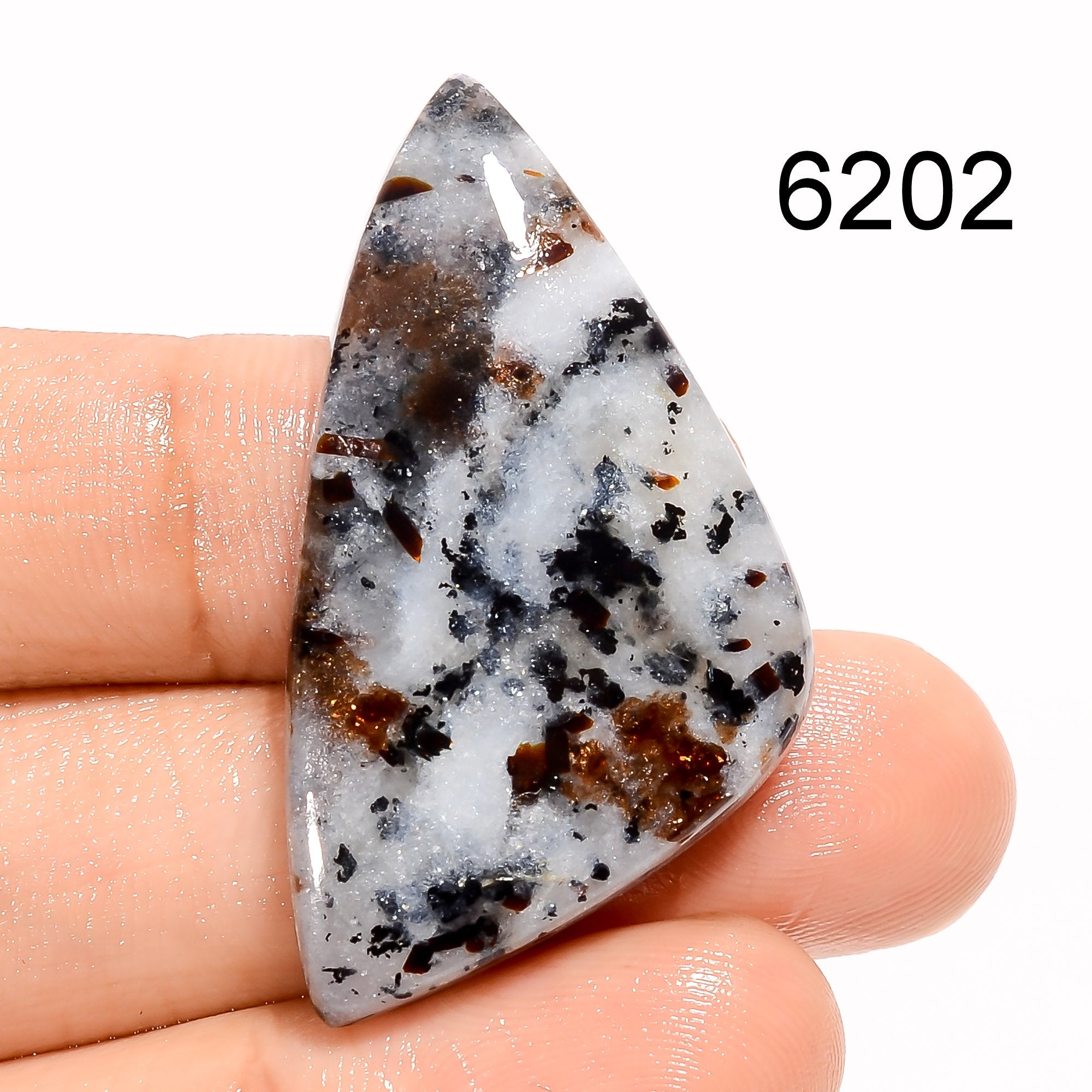 Natural Astrophylite Cabochon Wholesale Gemstone, Handmade Designer Crystal, DIY-ART-CRAFTS Pendant Necklace Jewelry Mak - image 3