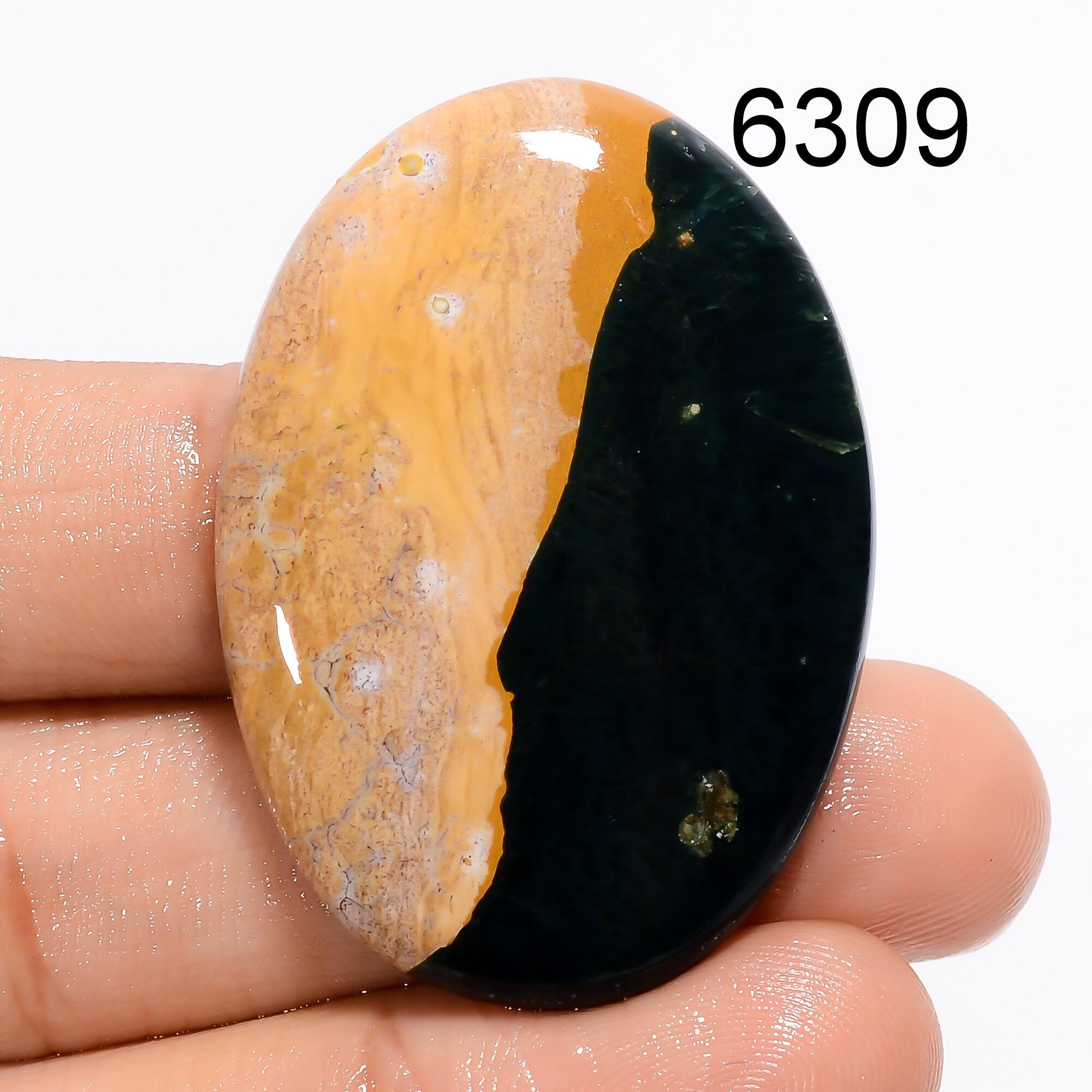 Natural Ocean Jasper Cabochon, Mix Shape Gemstone, Jewelry Making - image 2