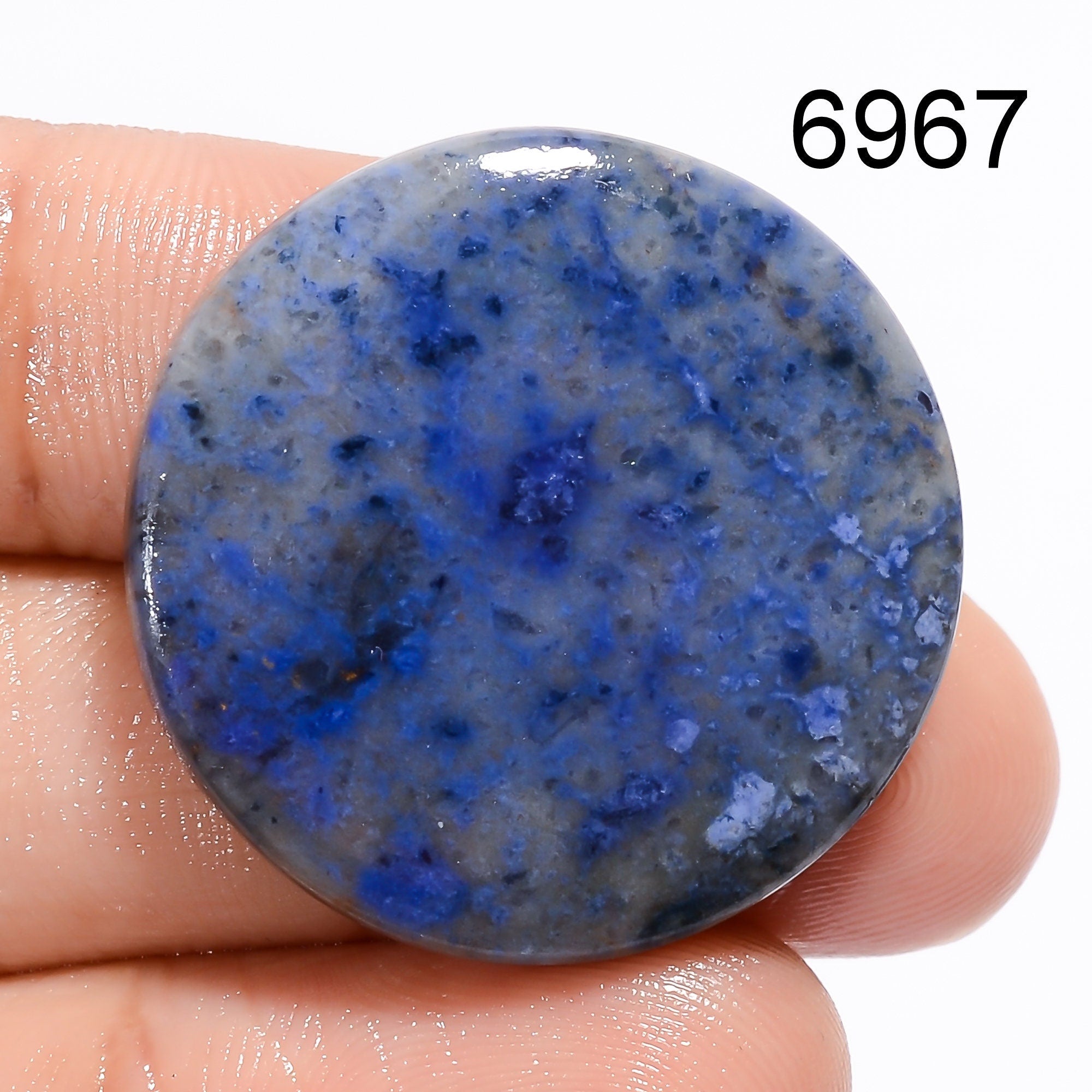 Dumortierite Gemstone, Designer Dumortierite Cabochon, Loose Dumortierite Gemstone Pendant For Jewelry Making Supply, Bl