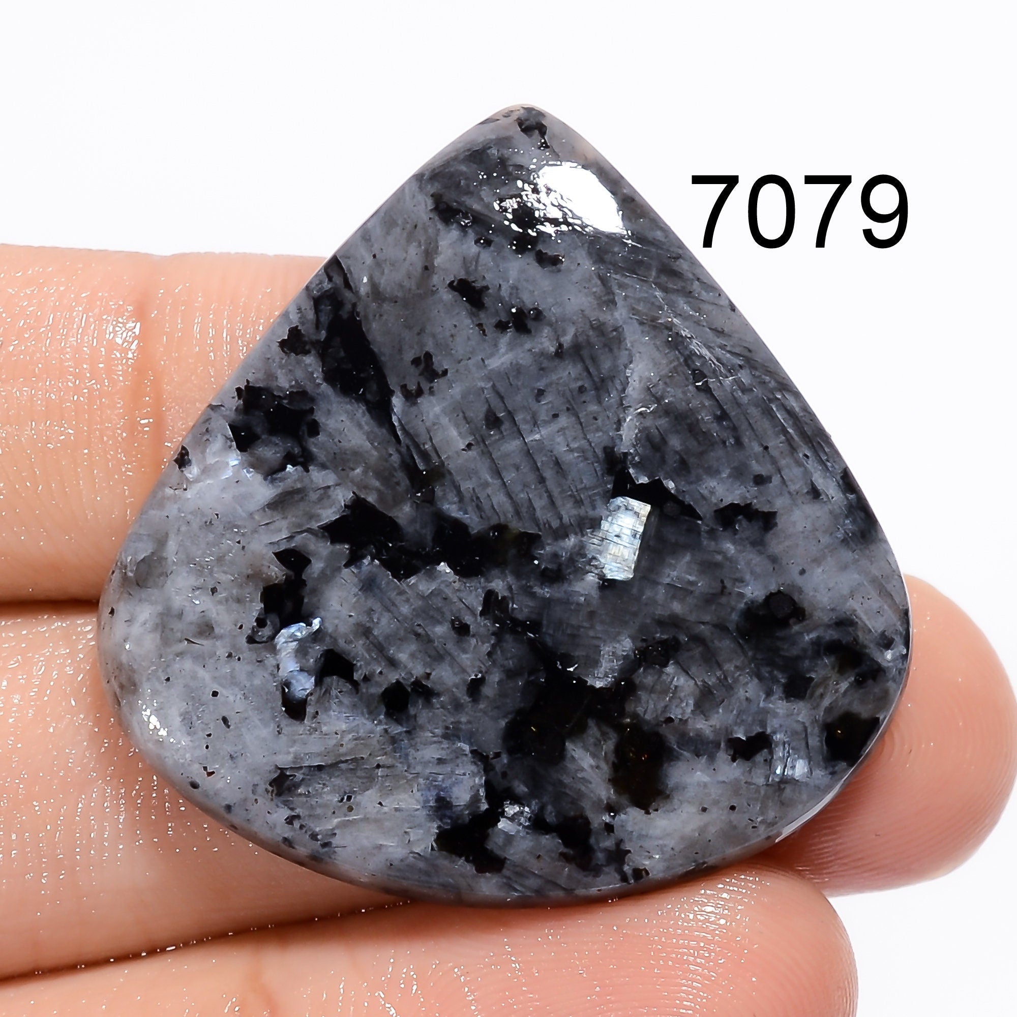 Larvakite Gemstone, Natural Designer Larvakite Jasper Cabochon, Loose Gemstone For Jewelry Making Supplies, Pendant Neck