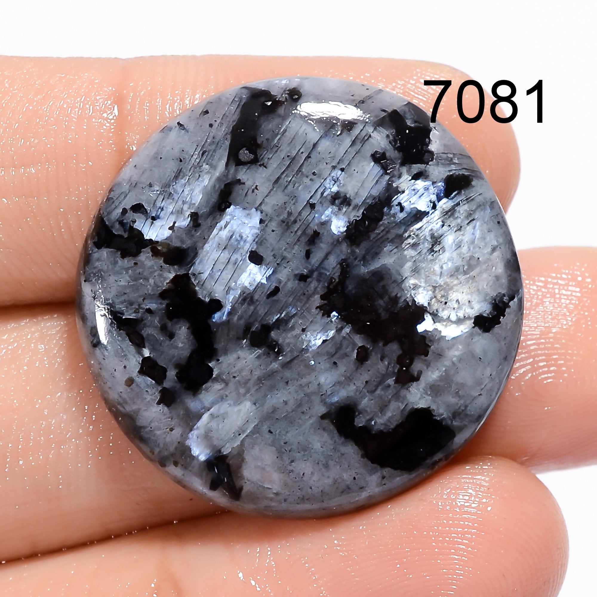 Larvakite Gemstone, Natural Designer Larvakite Jasper Cabochon, Loose Gemstone For Jewelry Making Supplies, Pendant Neck - image 3